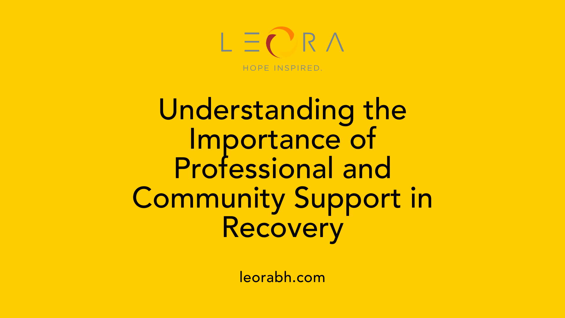 Understanding the Importance of Professional and Community Support in Recovery