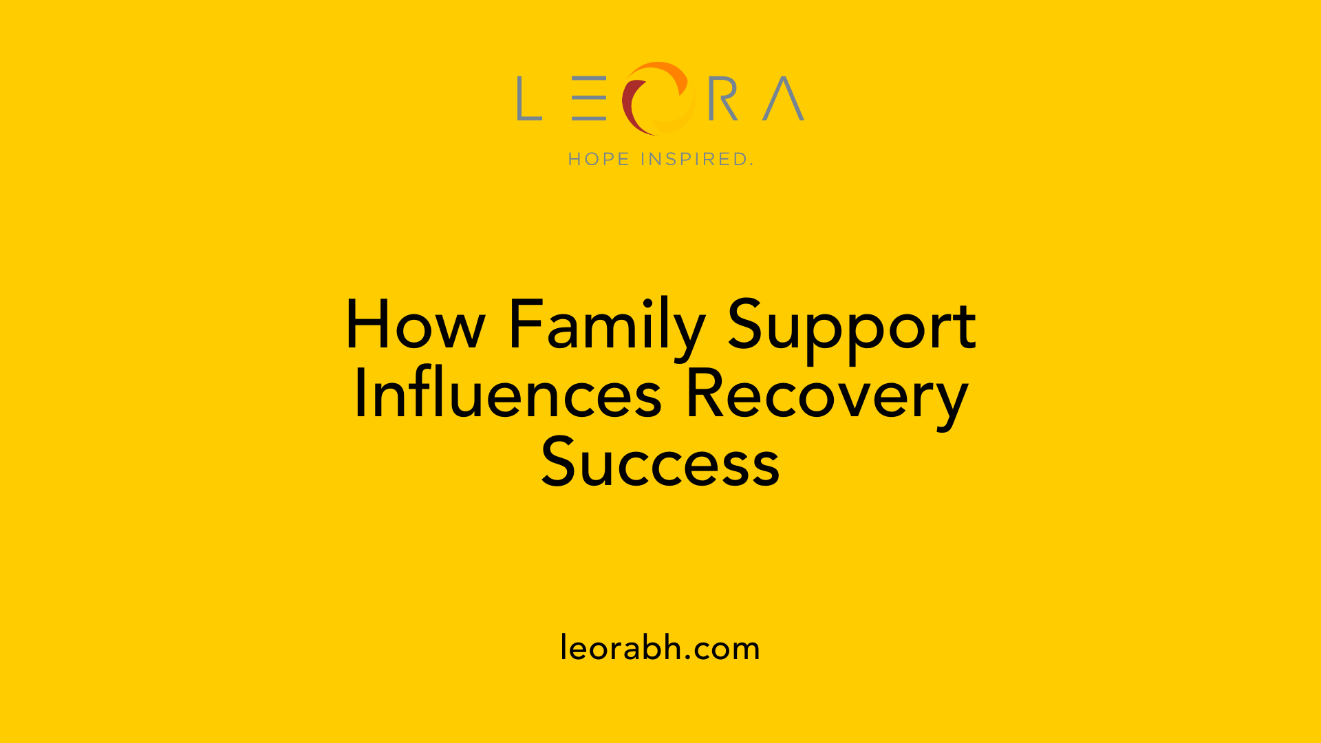 How Family Support Influences Recovery Success
