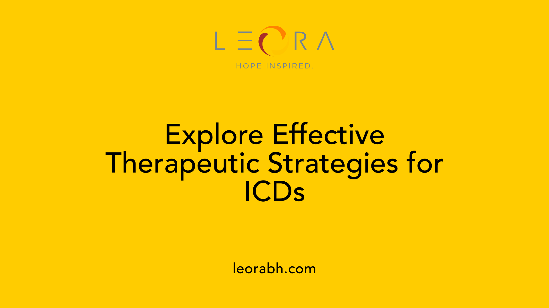 Explore Effective Therapeutic Strategies for ICDs