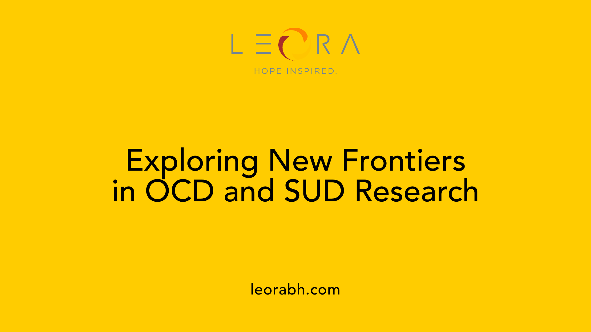 Exploring New Frontiers in OCD and SUD Research