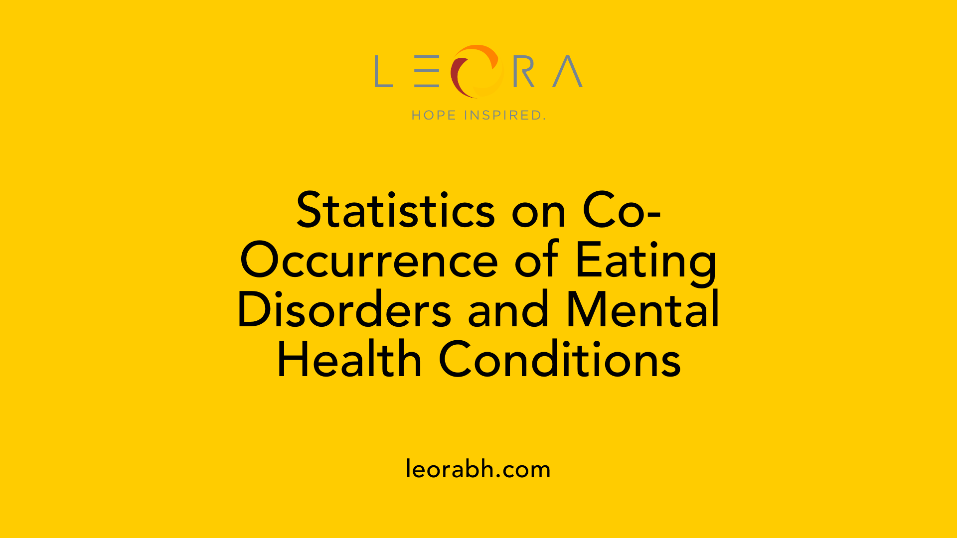 Statistics on Co-Occurrence of Eating Disorders and Mental Health Conditions
