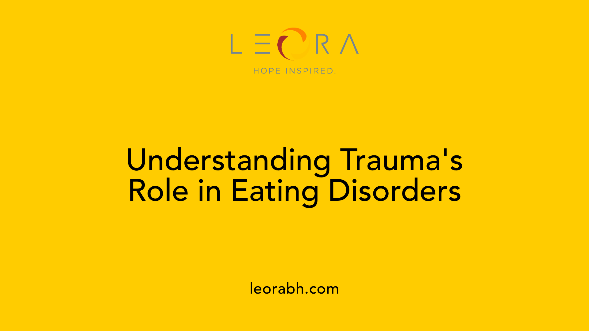 Understanding Trauma's Role in Eating Disorders