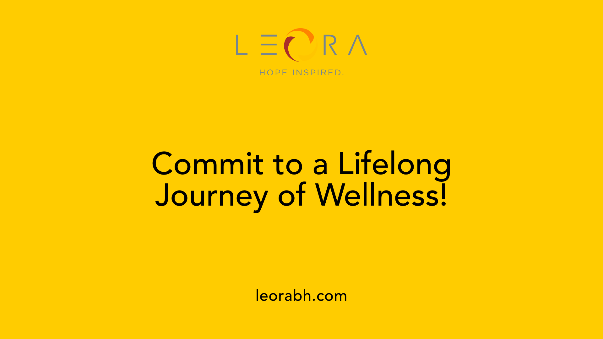 Commit to a Lifelong Journey of Wellness!