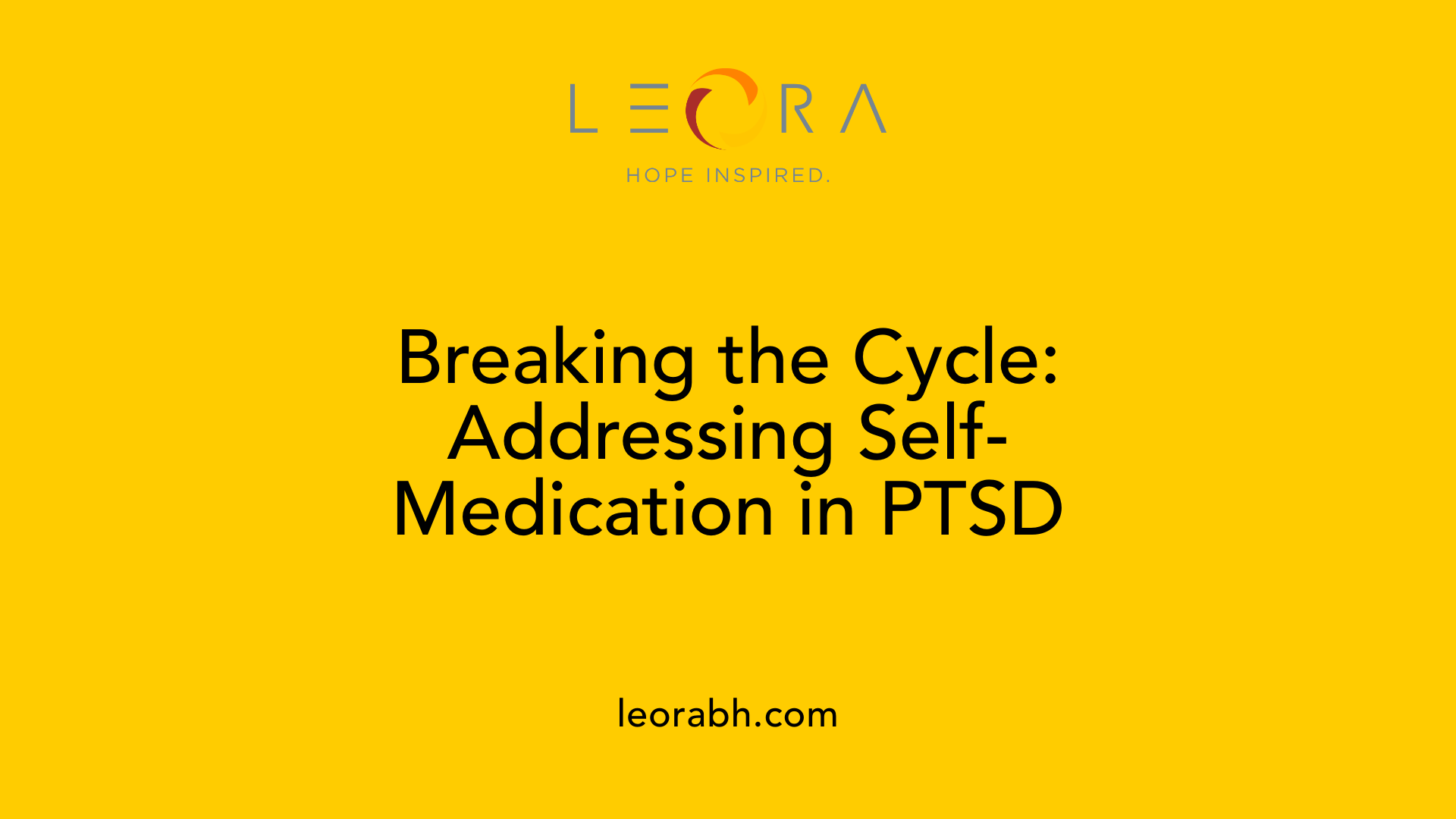 Breaking the Cycle: Addressing Self-Medication in PTSD