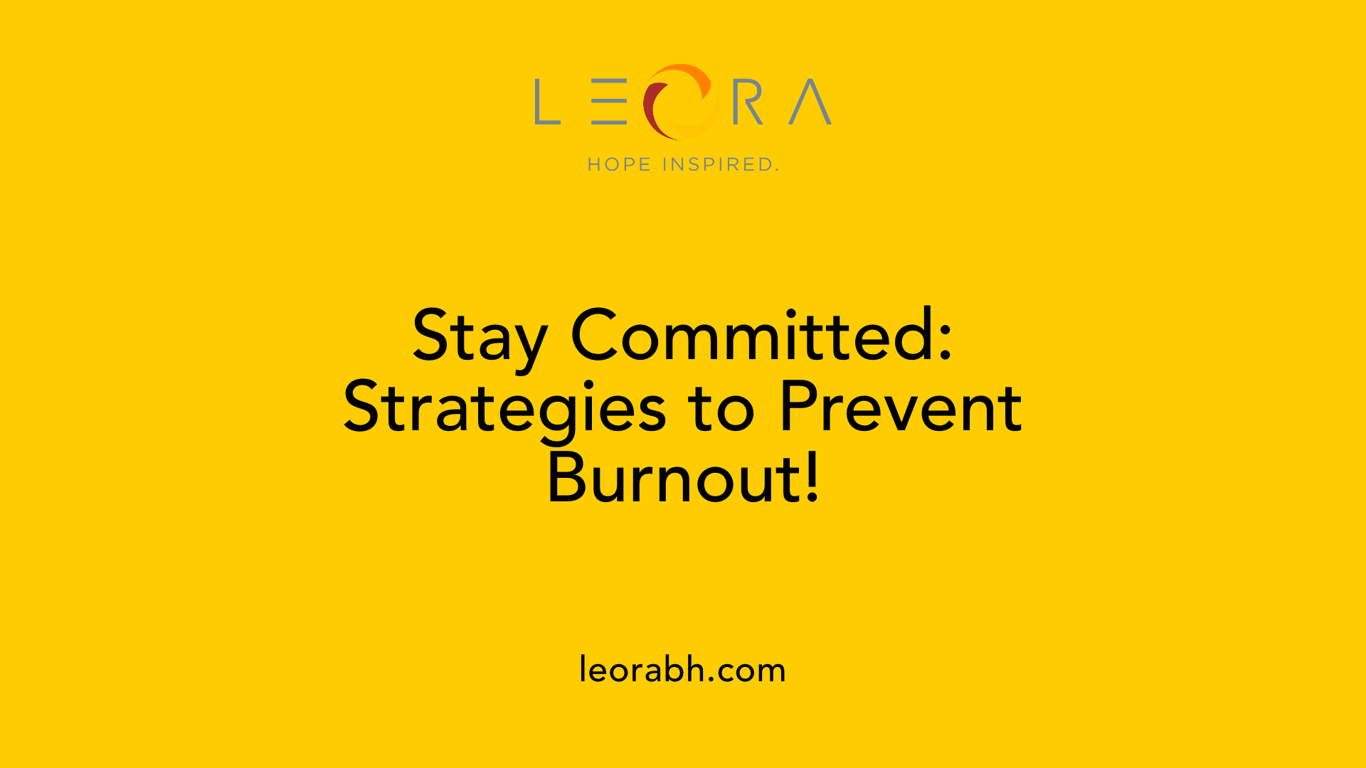 Stay Committed: Strategies to Prevent Burnout!