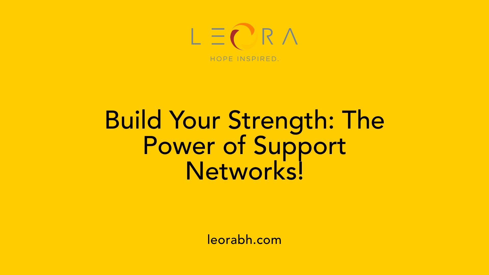 Build Your Strength: The Power of Support Networks!