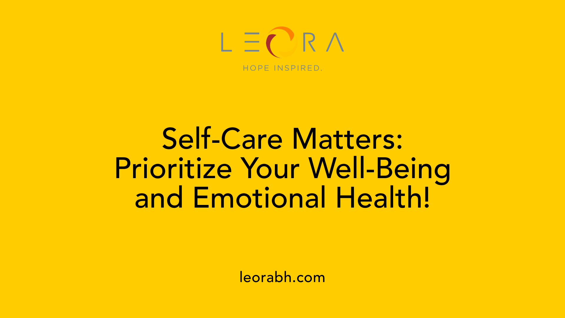 Self-Care Matters: Prioritize Your Well-Being and Emotional Health!