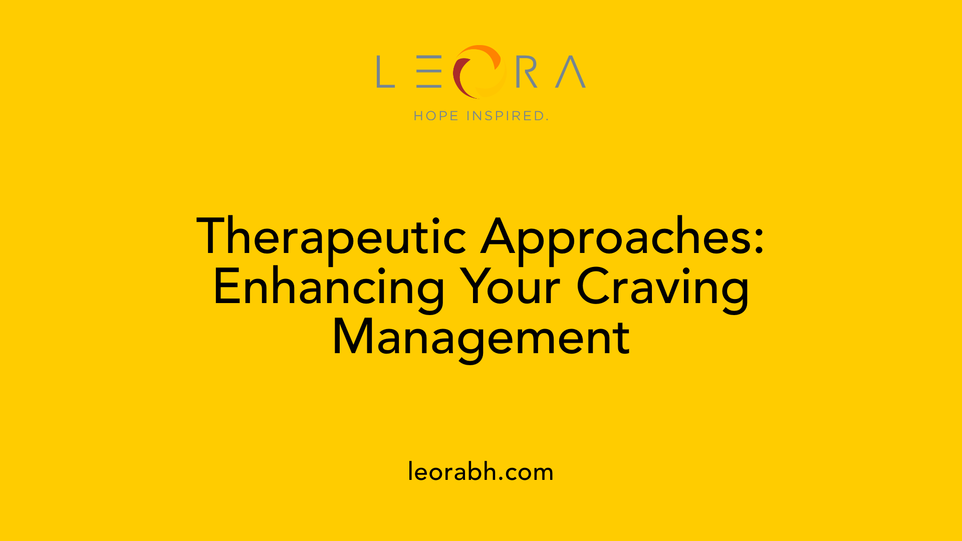 Therapeutic Approaches: Enhancing Your Craving Management