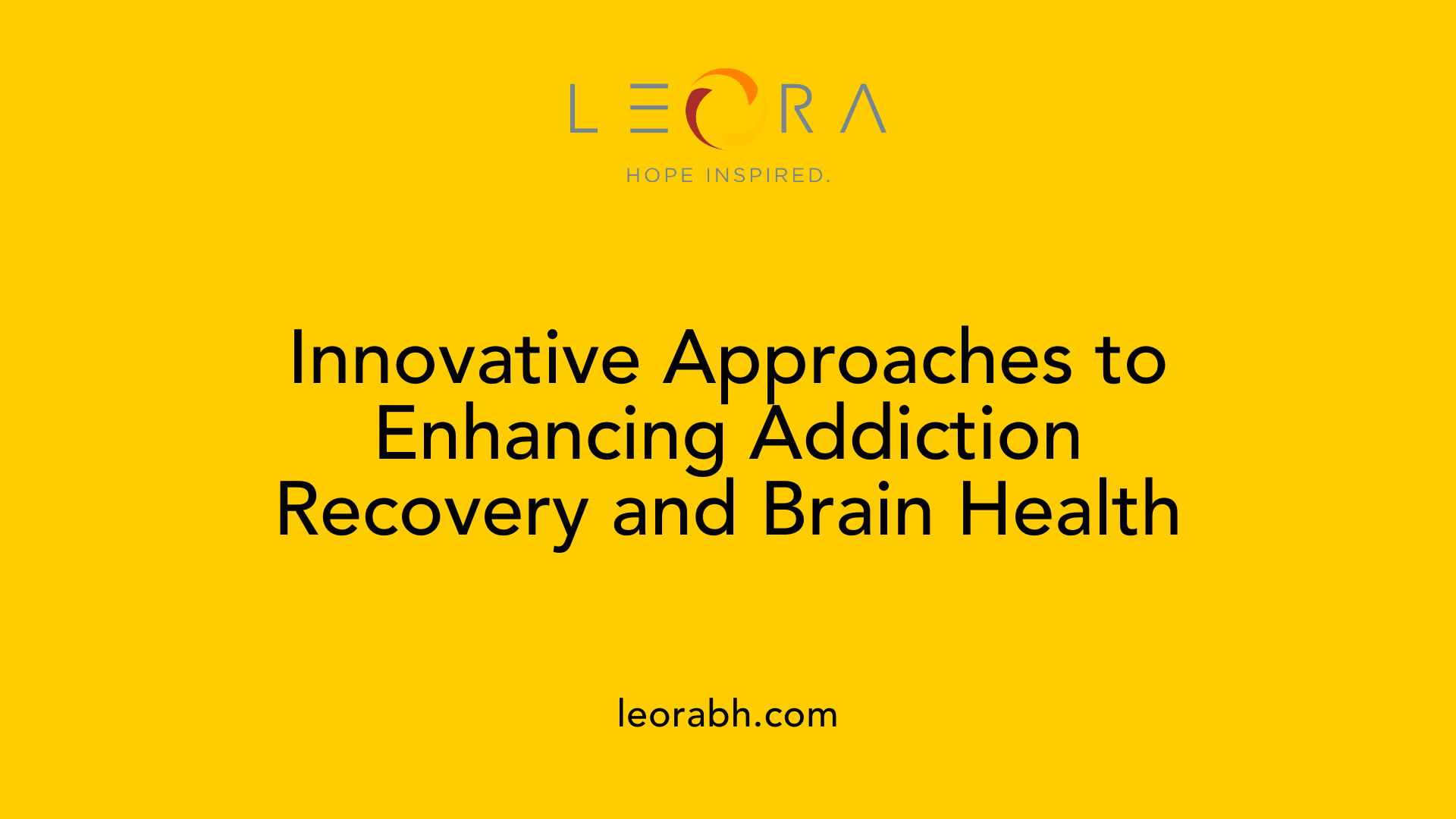 Innovative Approaches to Enhancing Addiction Recovery and Brain Health