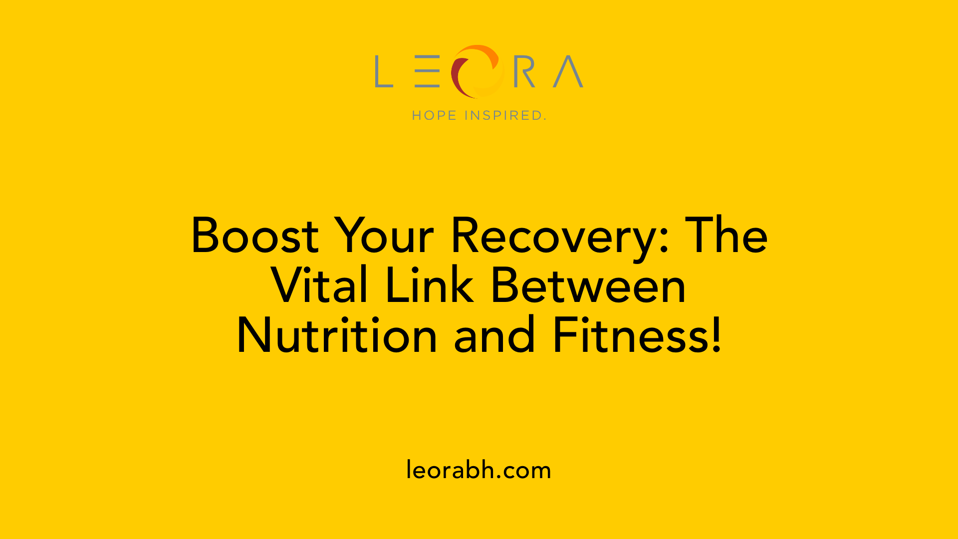 Boost Your Recovery: The Vital Link Between Nutrition and Fitness!