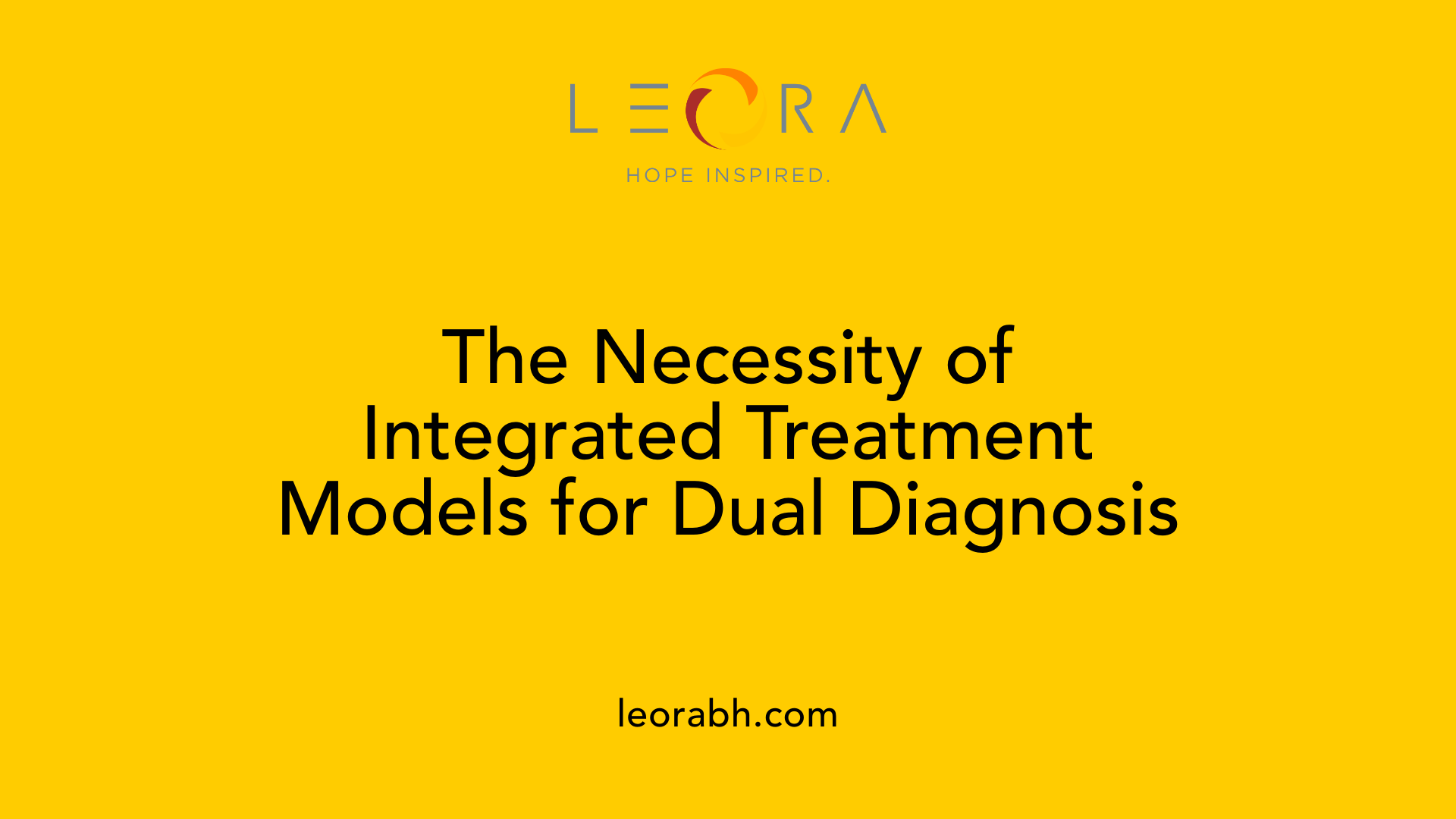 The Necessity of Integrated Treatment Models for Dual Diagnosis