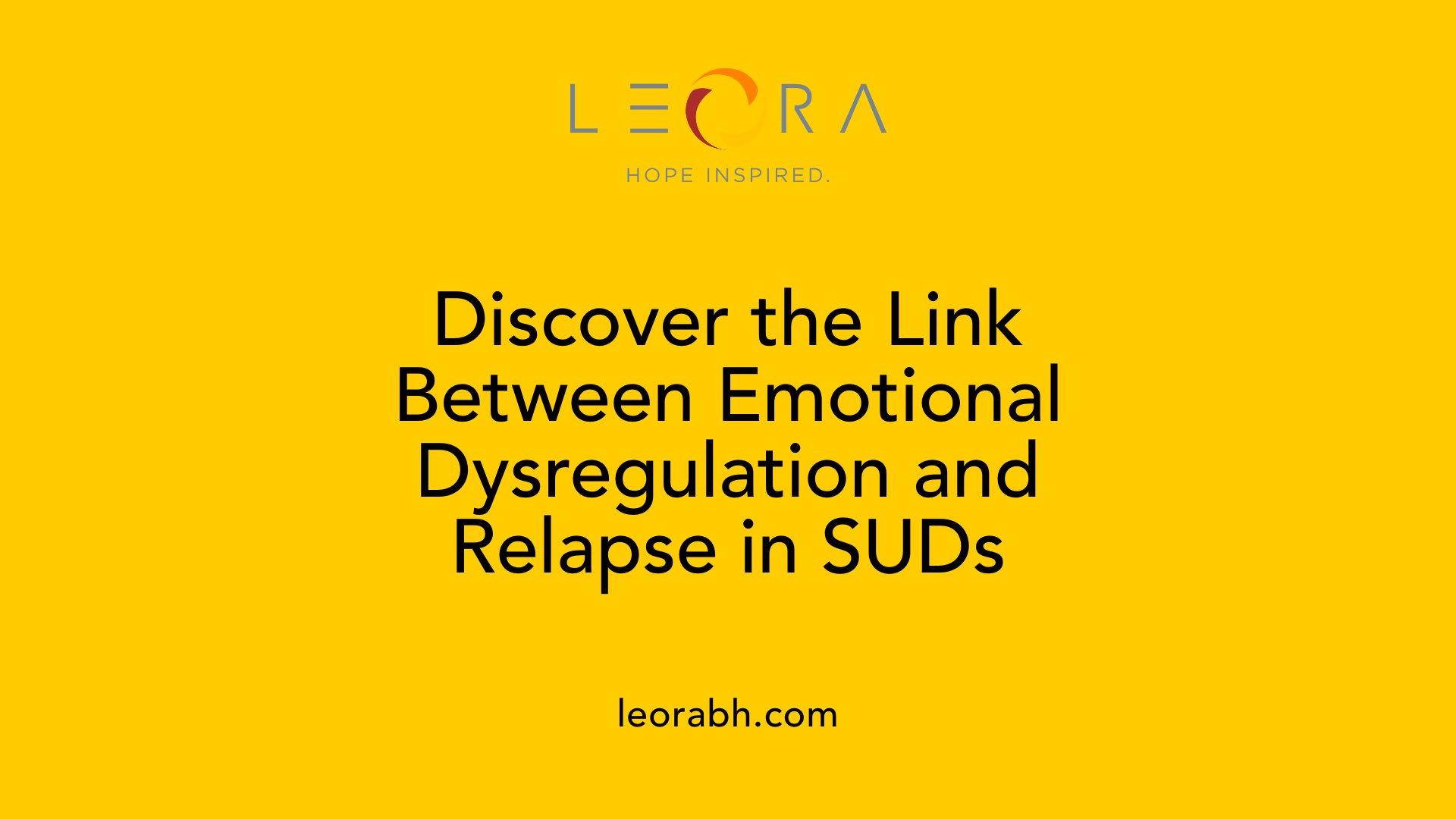 Discover the Link Between Emotional Dysregulation and Relapse in SUDs