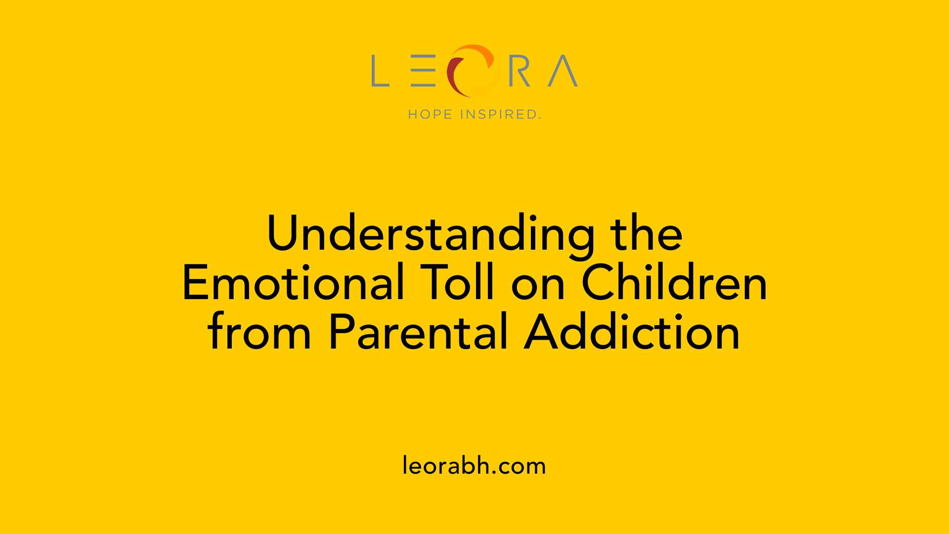 Understanding the Emotional Toll on Children from Parental Addiction