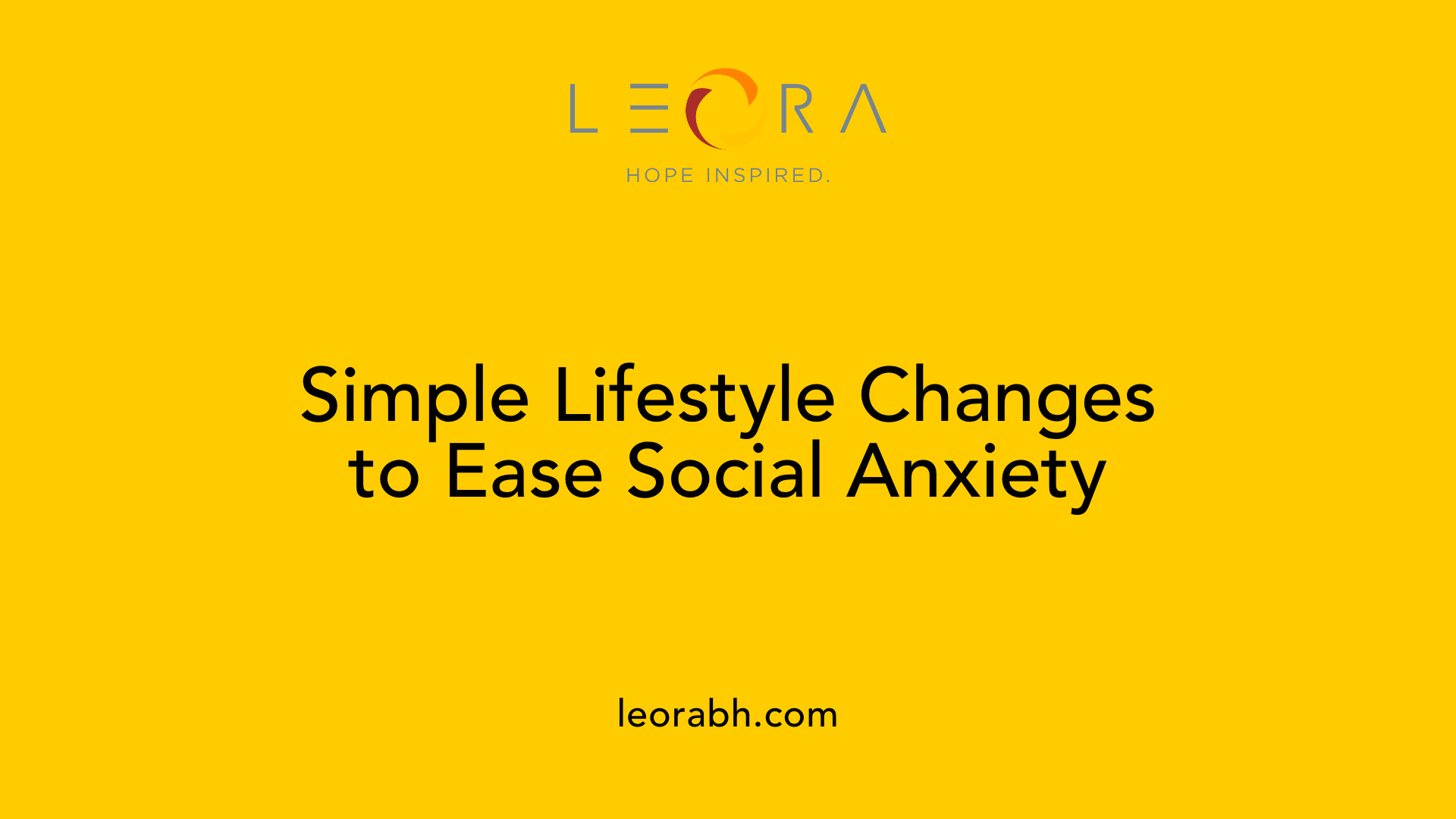 Simple Lifestyle Changes to Ease Social Anxiety