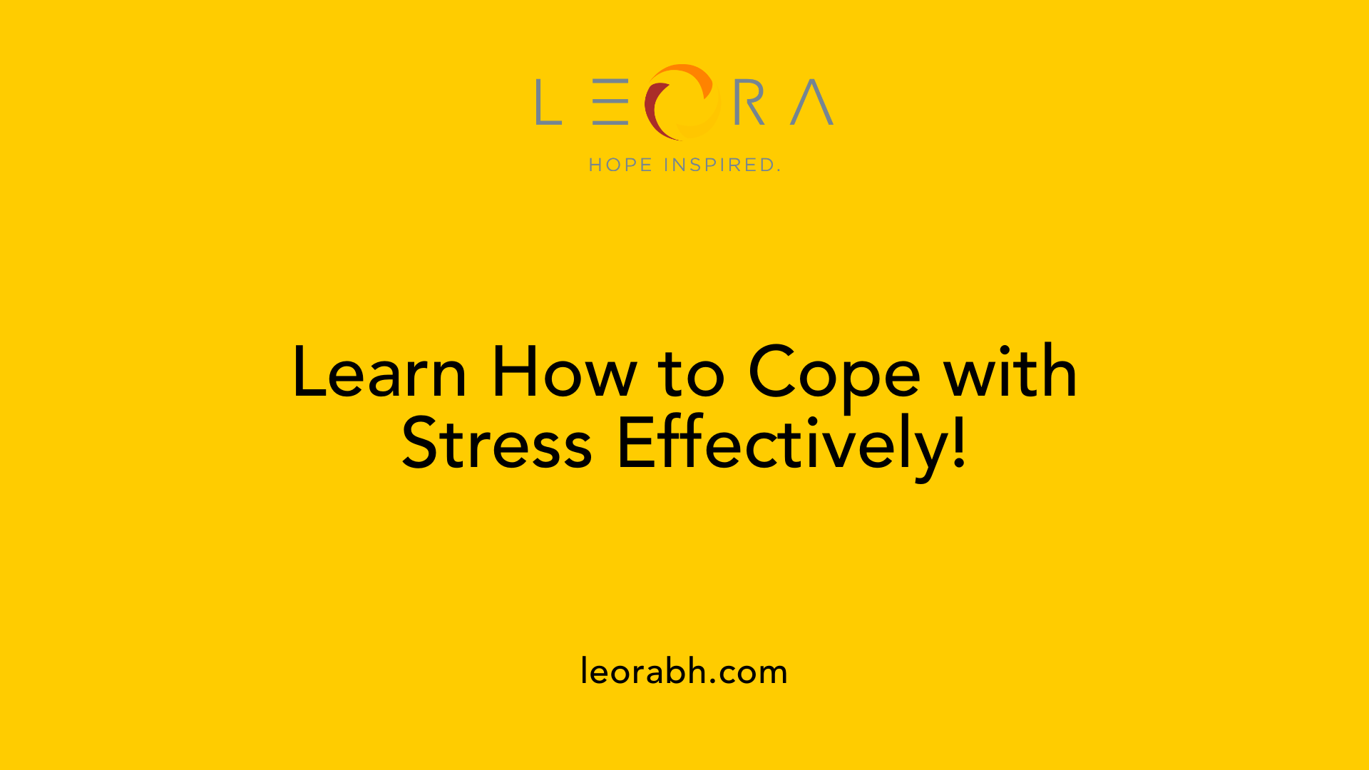 Learn How to Cope with Stress Effectively!