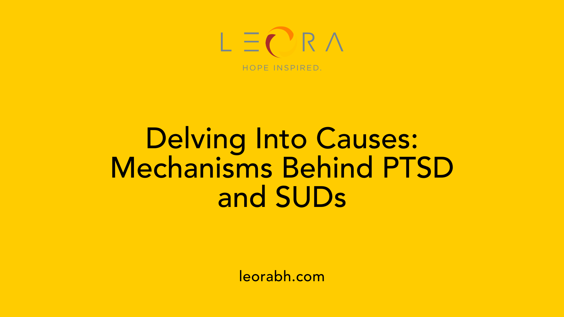 Delving Into Causes: Mechanisms Behind PTSD and SUDs