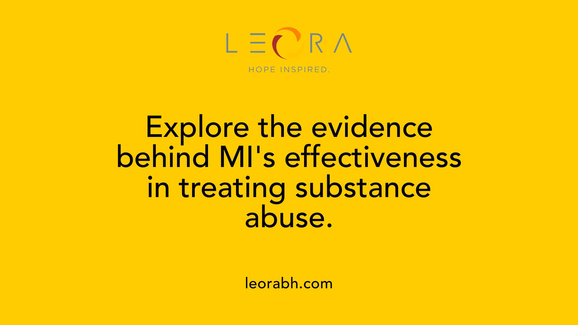 Explore the evidence behind MI's effectiveness in treating substance abuse.