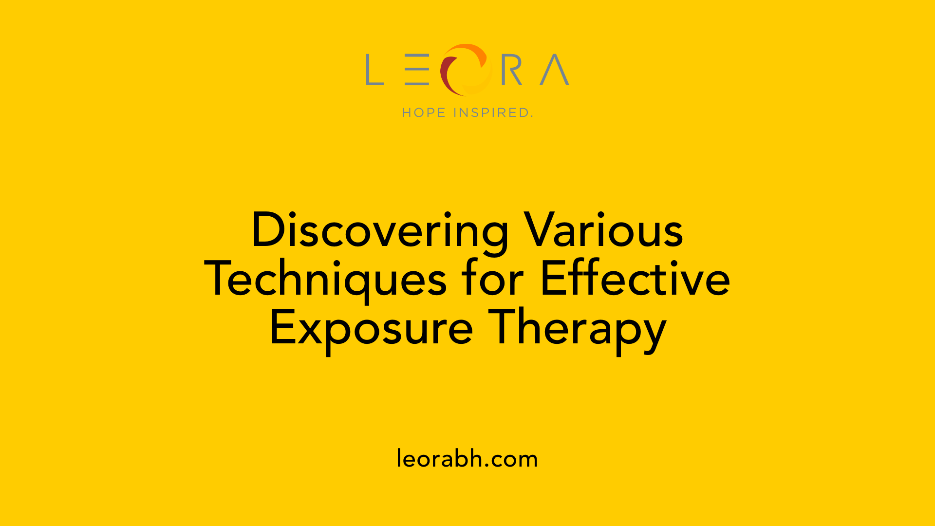 Discovering Various Techniques for Effective Exposure Therapy