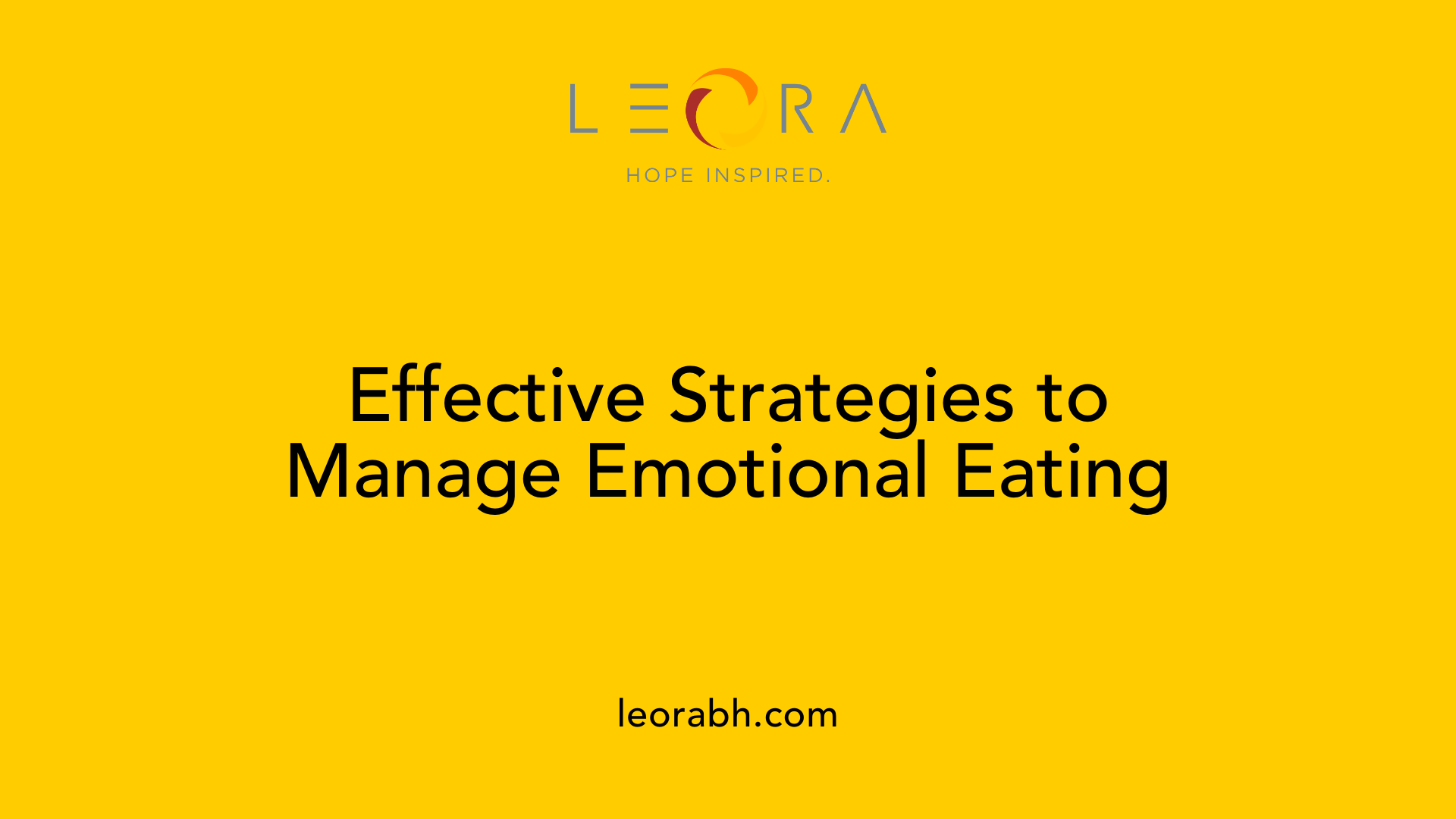 Effective Strategies to Manage Emotional Eating