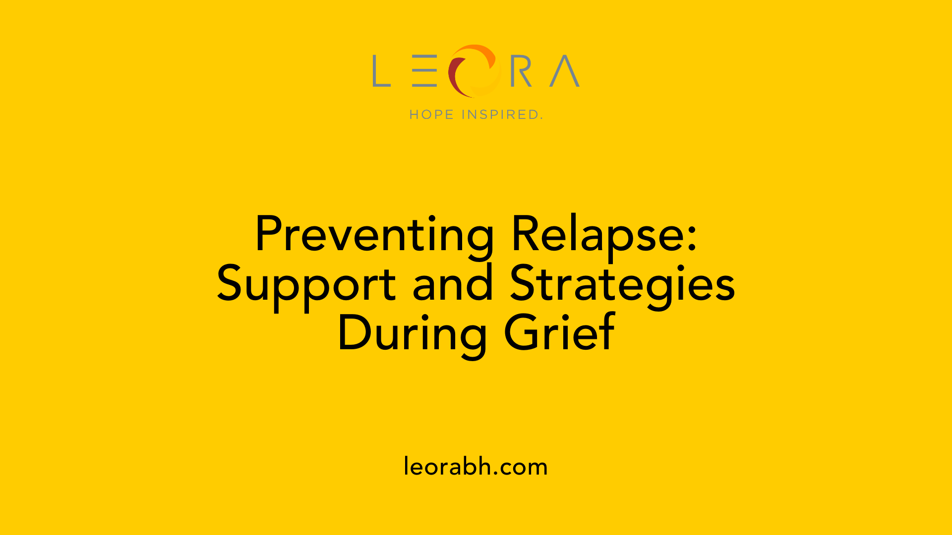 Preventing Relapse: Support and Strategies During Grief
