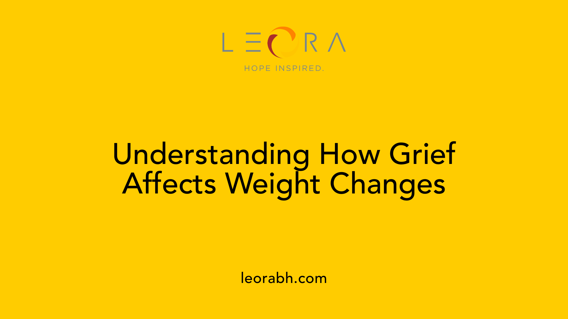 Understanding How Grief Affects Weight Changes