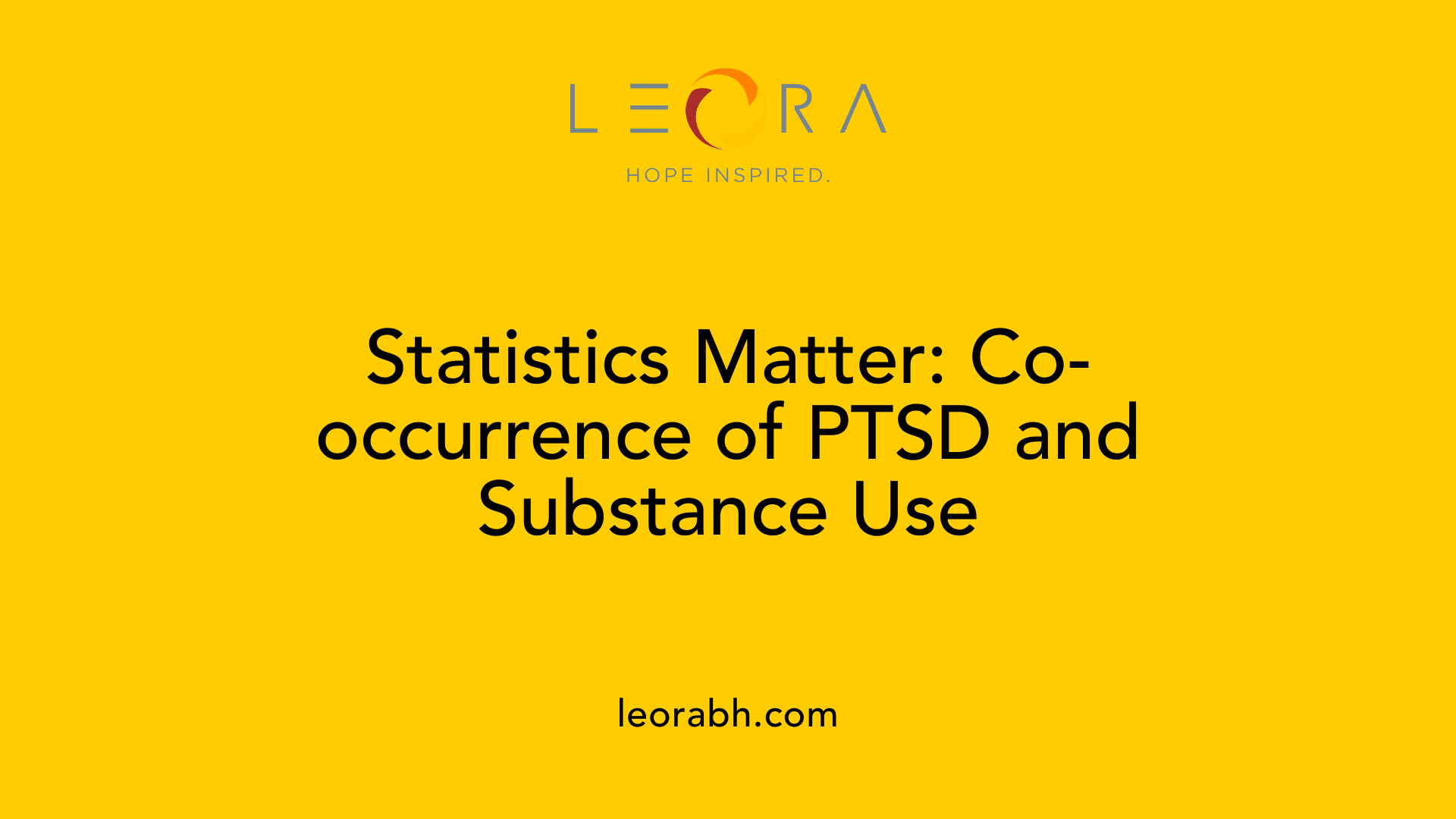 Statistics Matter: Co-occurrence of PTSD and Substance Use