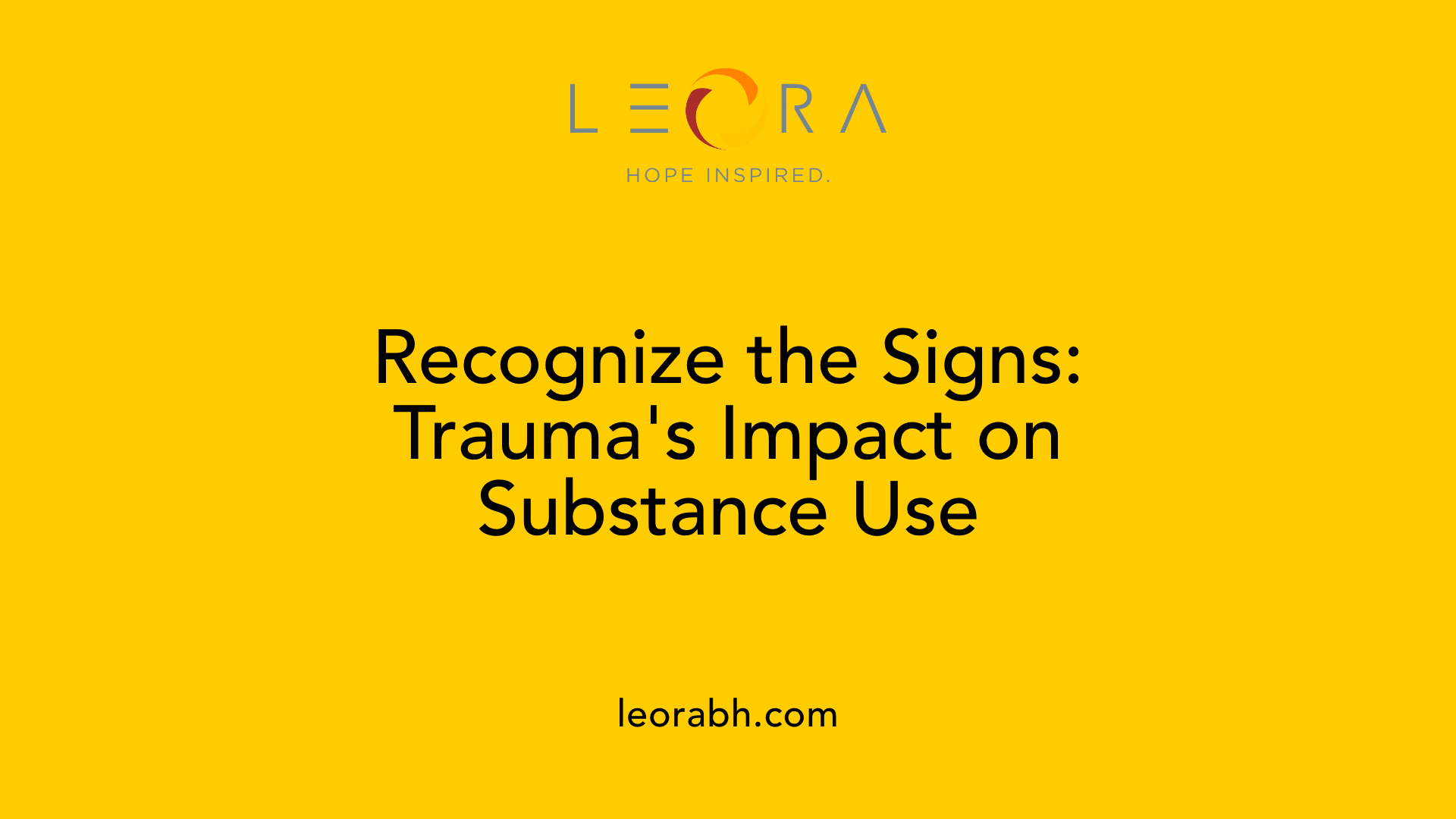 Recognize the Signs: Trauma's Impact on Substance Use