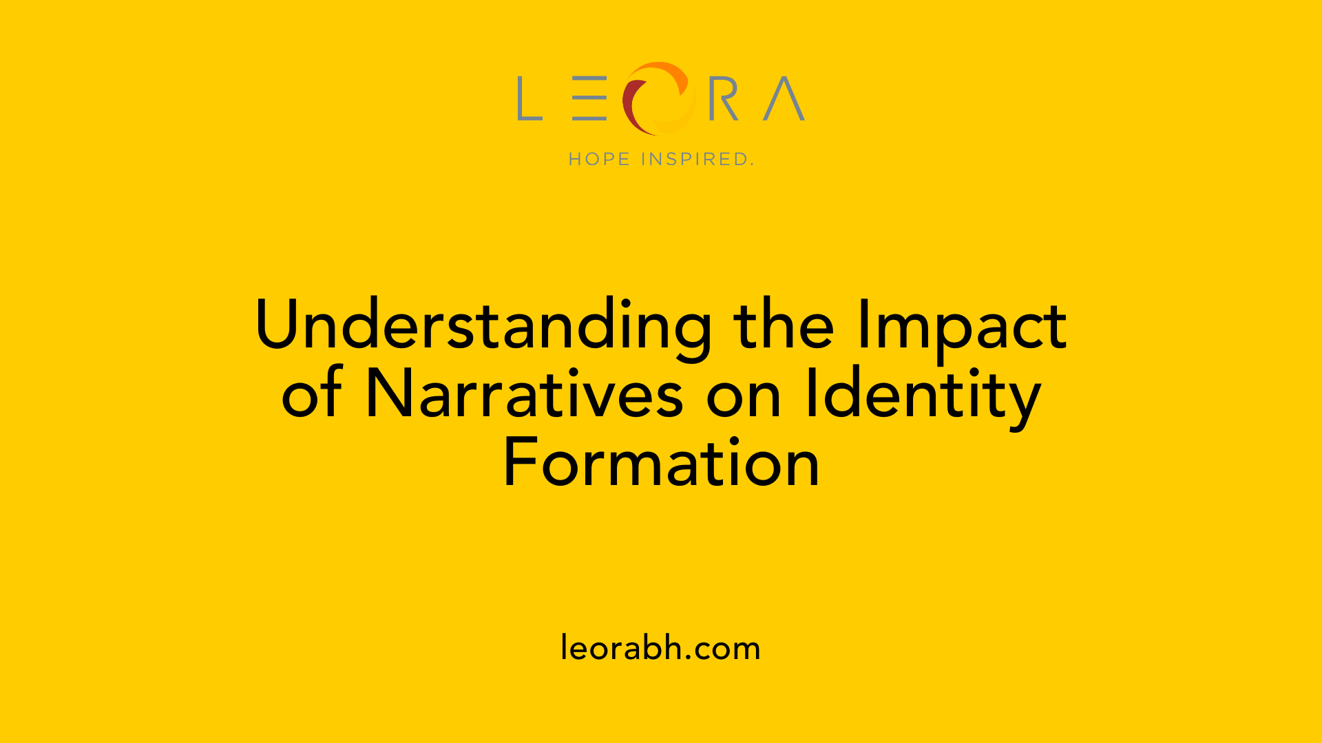 Understanding the Impact of Narratives on Identity Formation