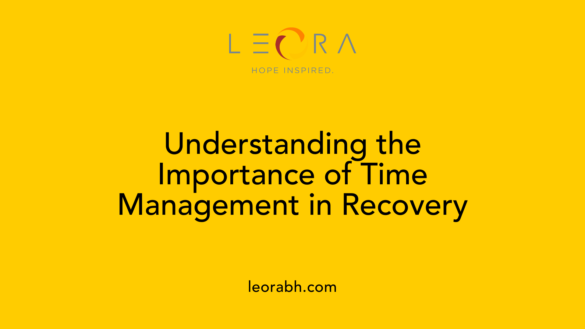 Understanding the Importance of Time Management in Recovery