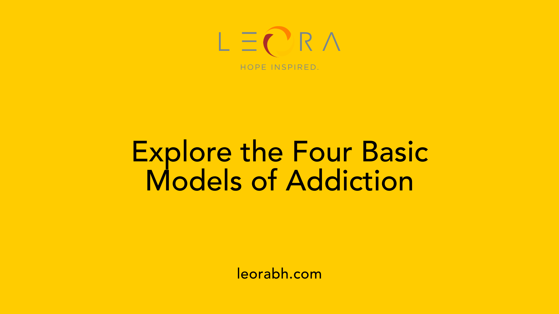 Explore the Four Basic Models of Addiction