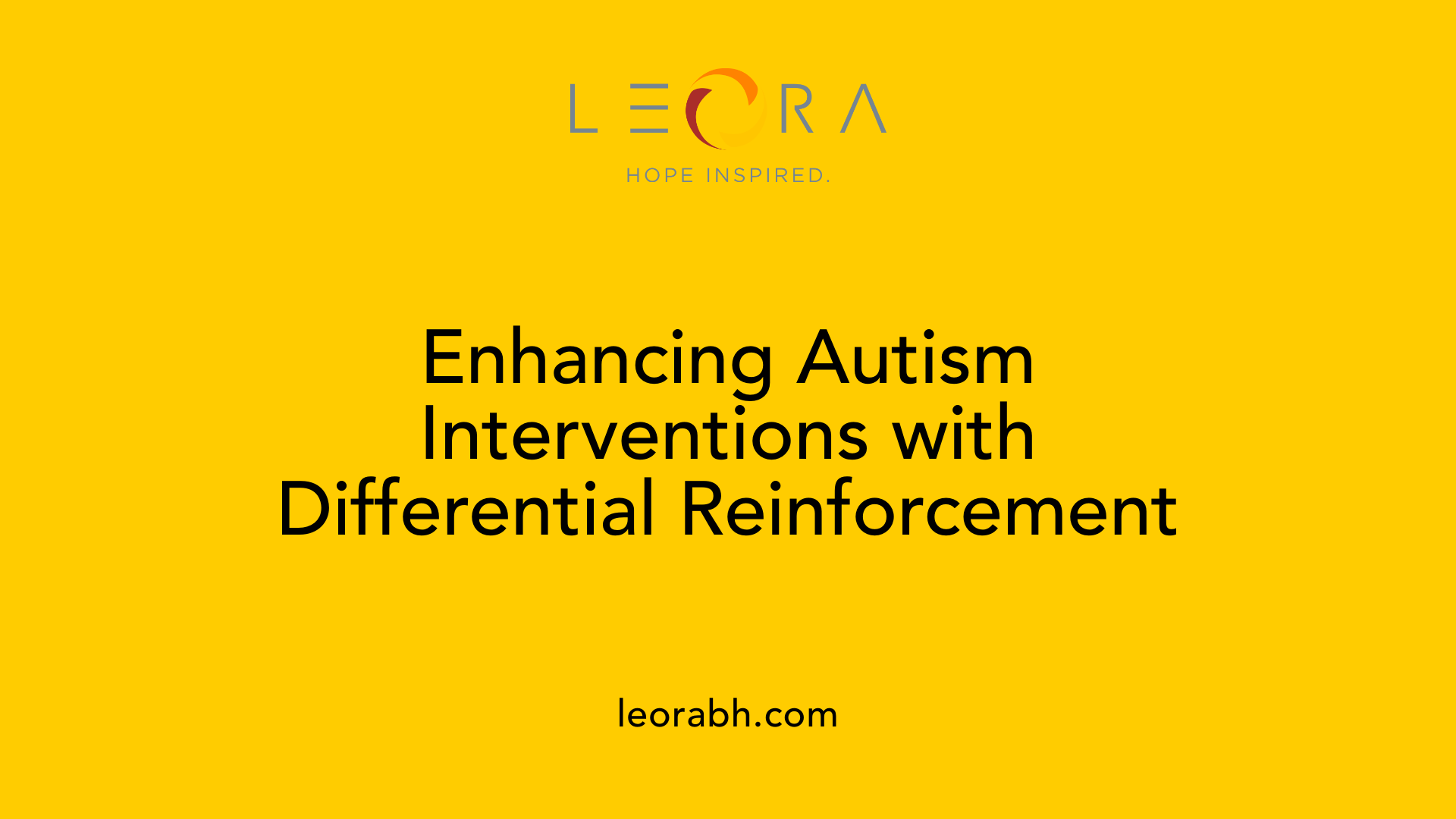 Enhancing Autism Interventions with Differential Reinforcement