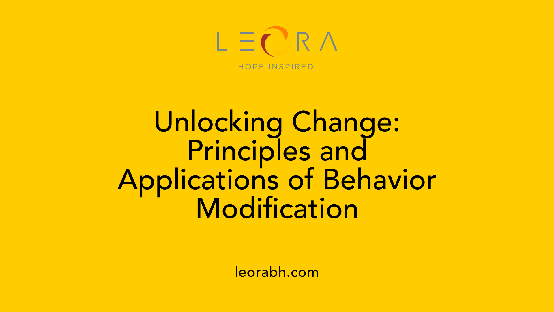 Unlocking Change: Principles and Applications of Behavior Modification