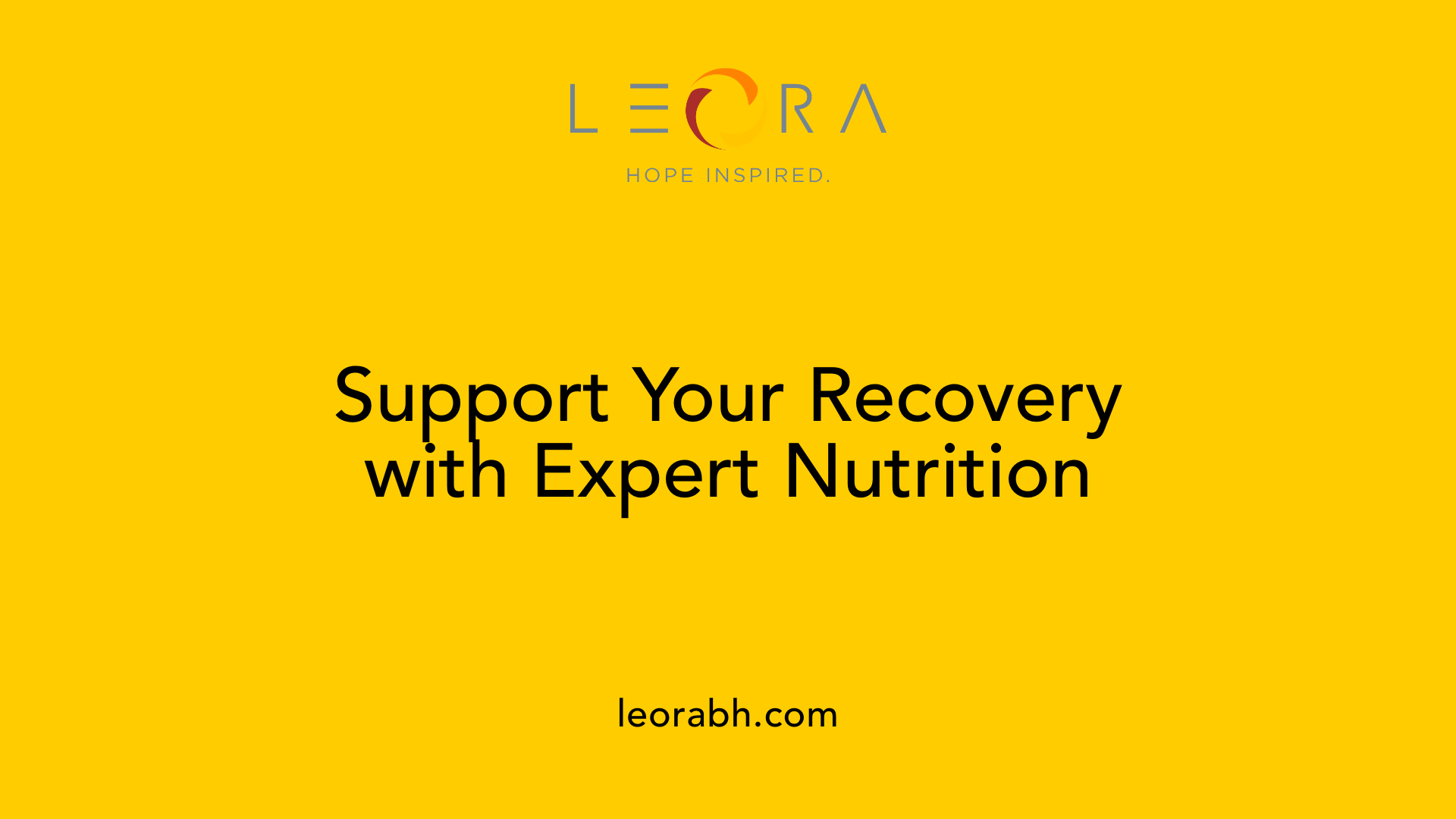 Support Your Recovery with Expert Nutrition