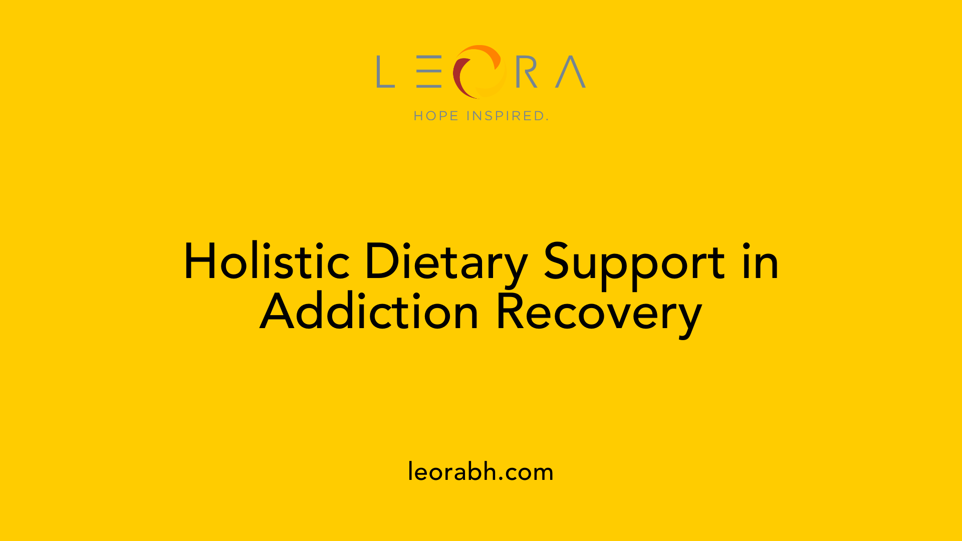 Holistic Dietary Support in Addiction Recovery