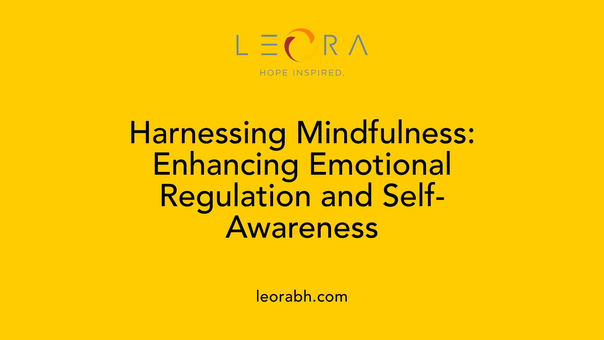 Harnessing Mindfulness: Enhancing Emotional Regulation and Self-Awareness