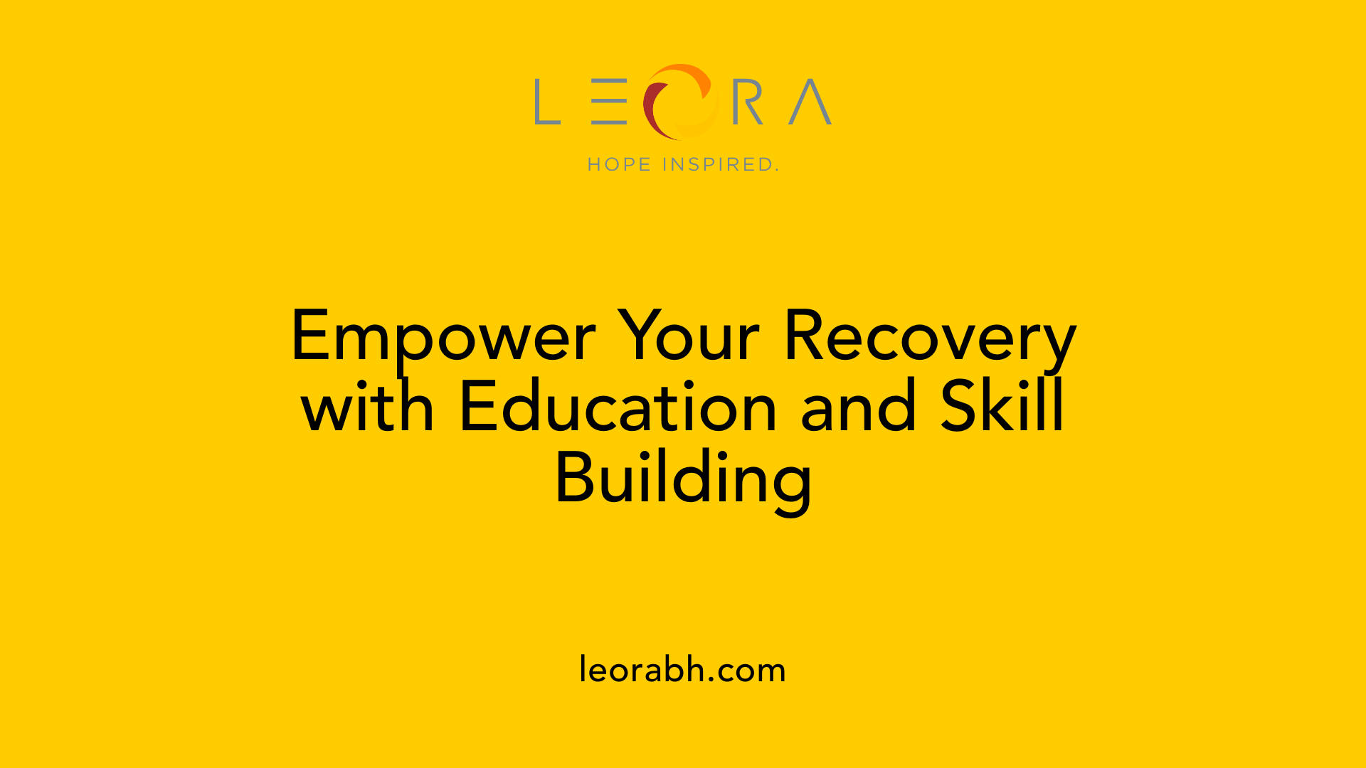 Empower Your Recovery with Education and Skill Building