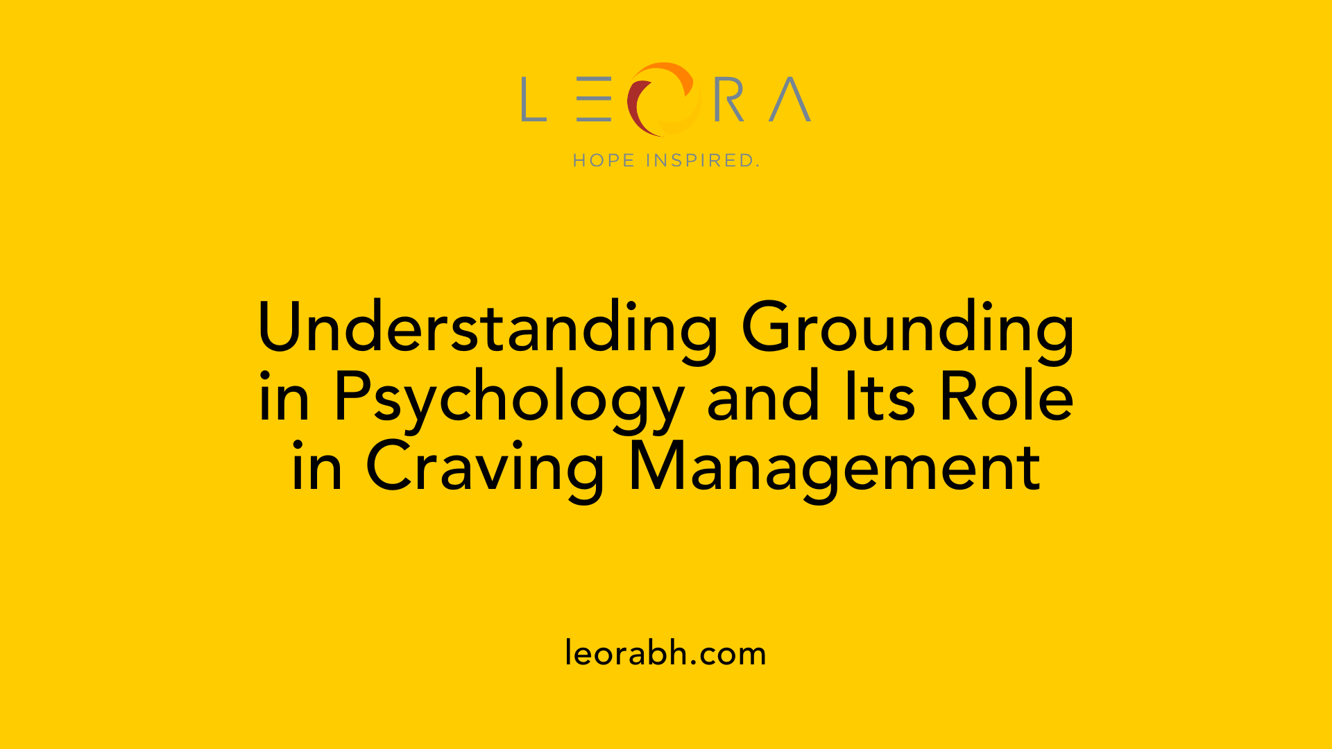 Understanding Grounding in Psychology and Its Role in Craving Management