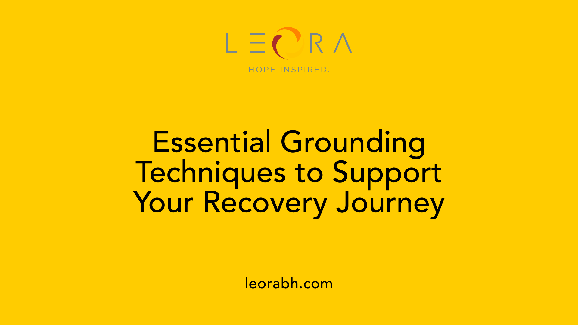 Essential Grounding Techniques to Support Your Recovery Journey