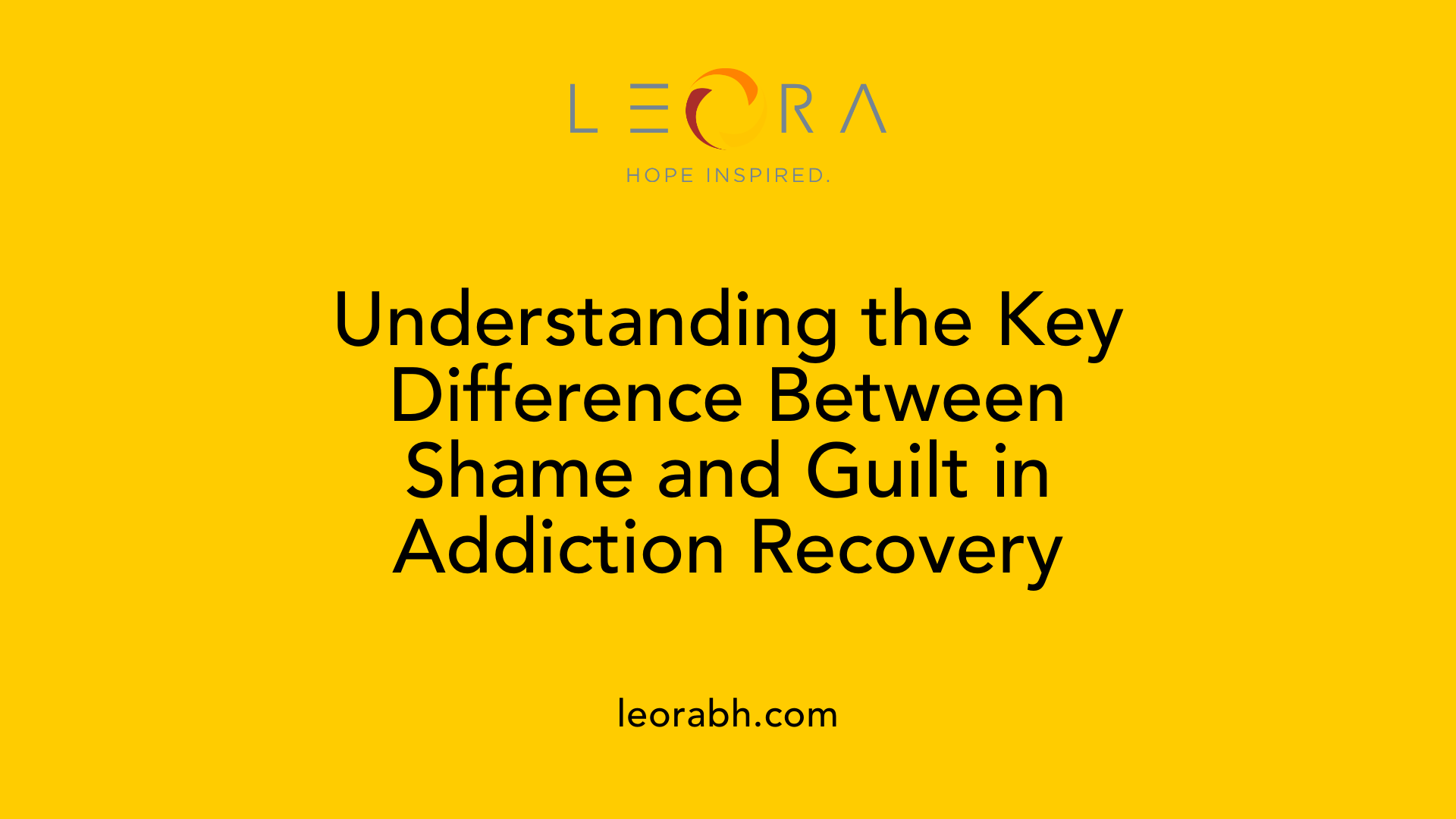 Understanding the Key Difference Between Shame and Guilt in Addiction Recovery