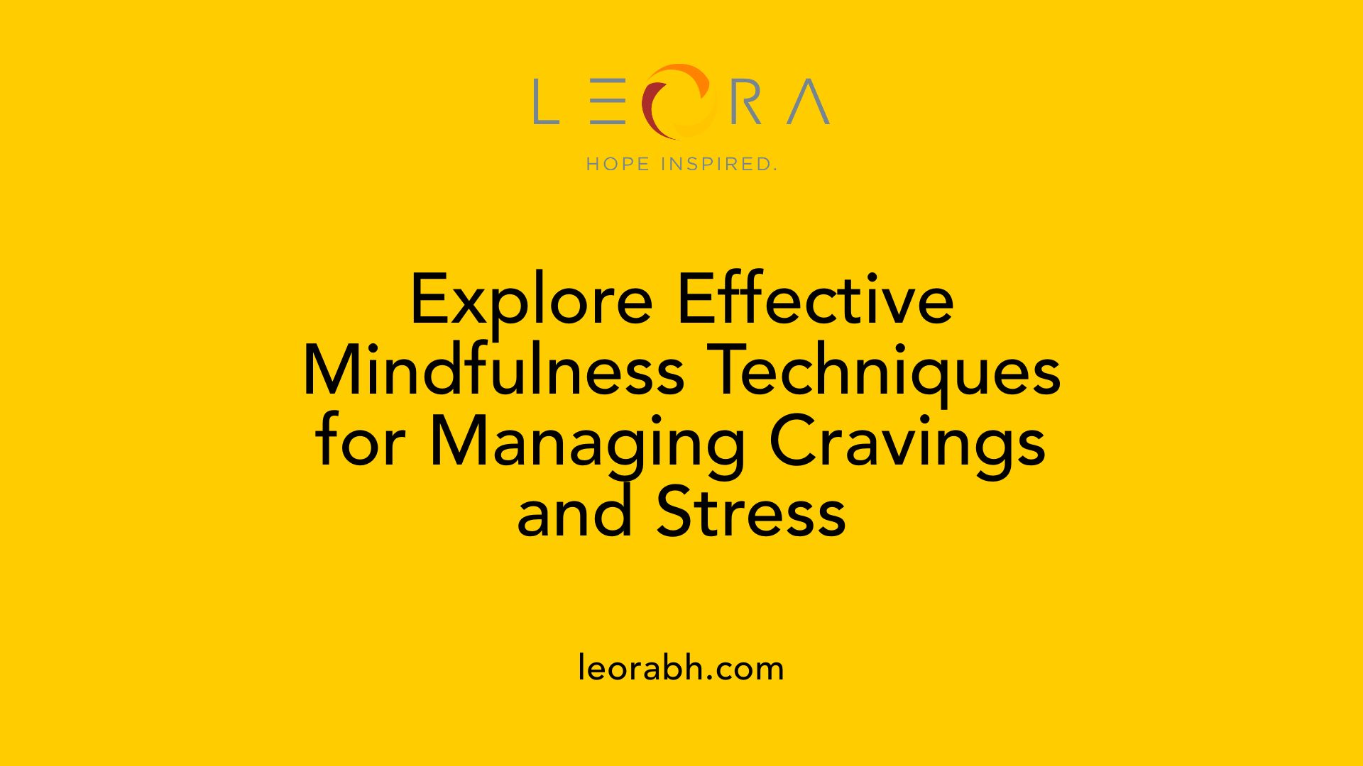 Explore Effective Mindfulness Techniques for Managing Cravings and Stress
