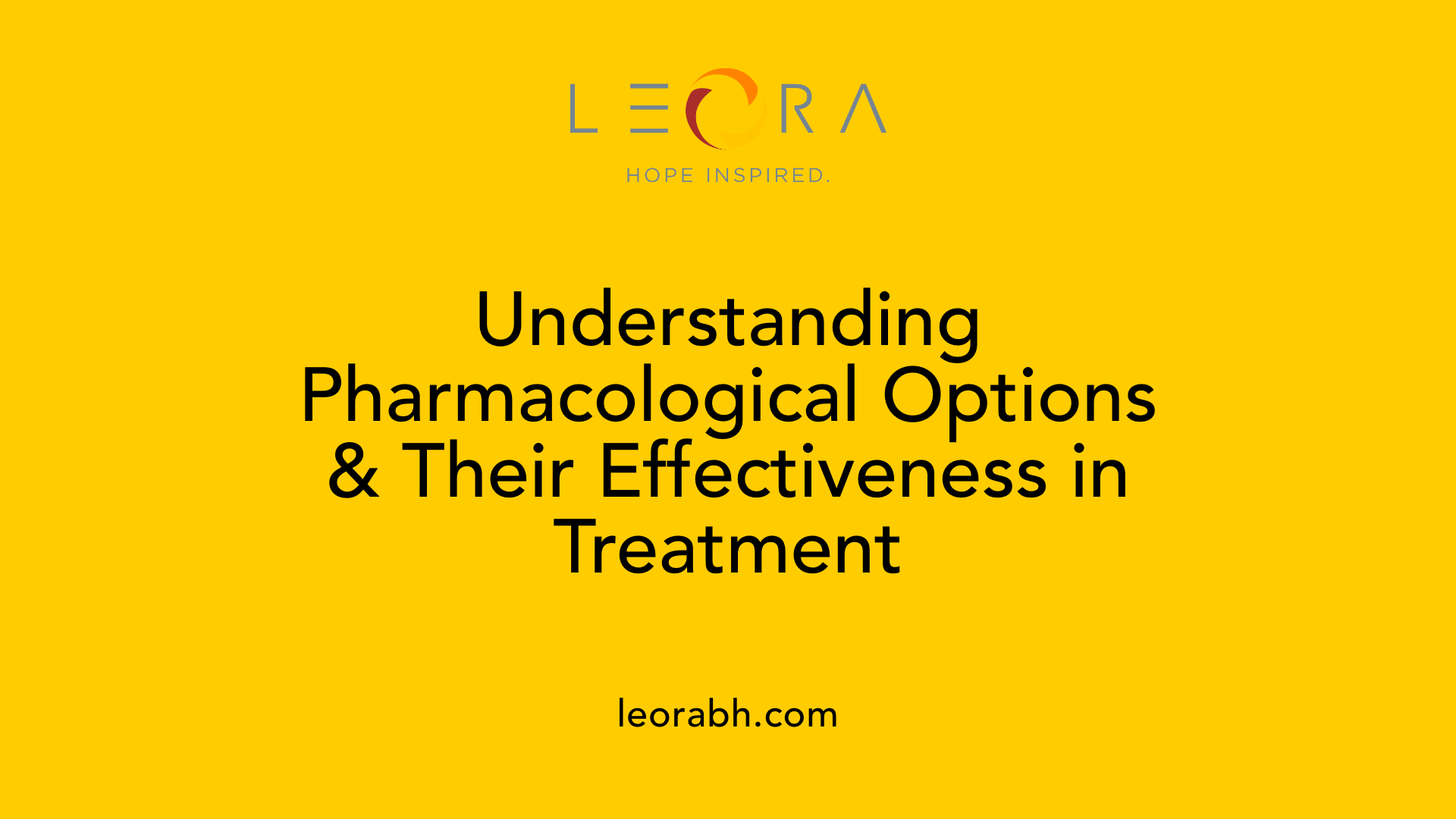 Understanding Pharmacological Options &amp; Their Effectiveness in Treatment