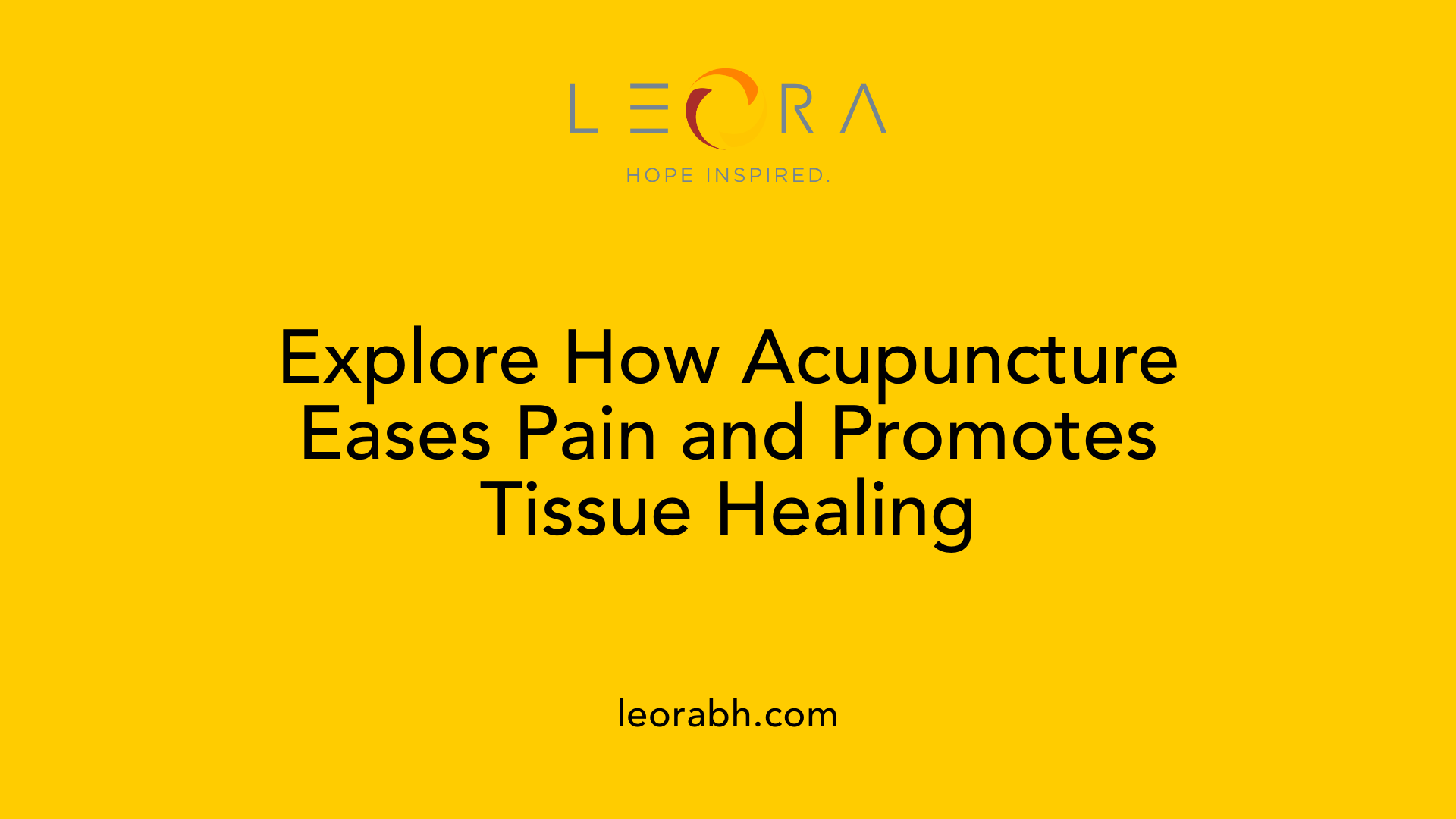 Explore How Acupuncture Eases Pain and Promotes Tissue Healing