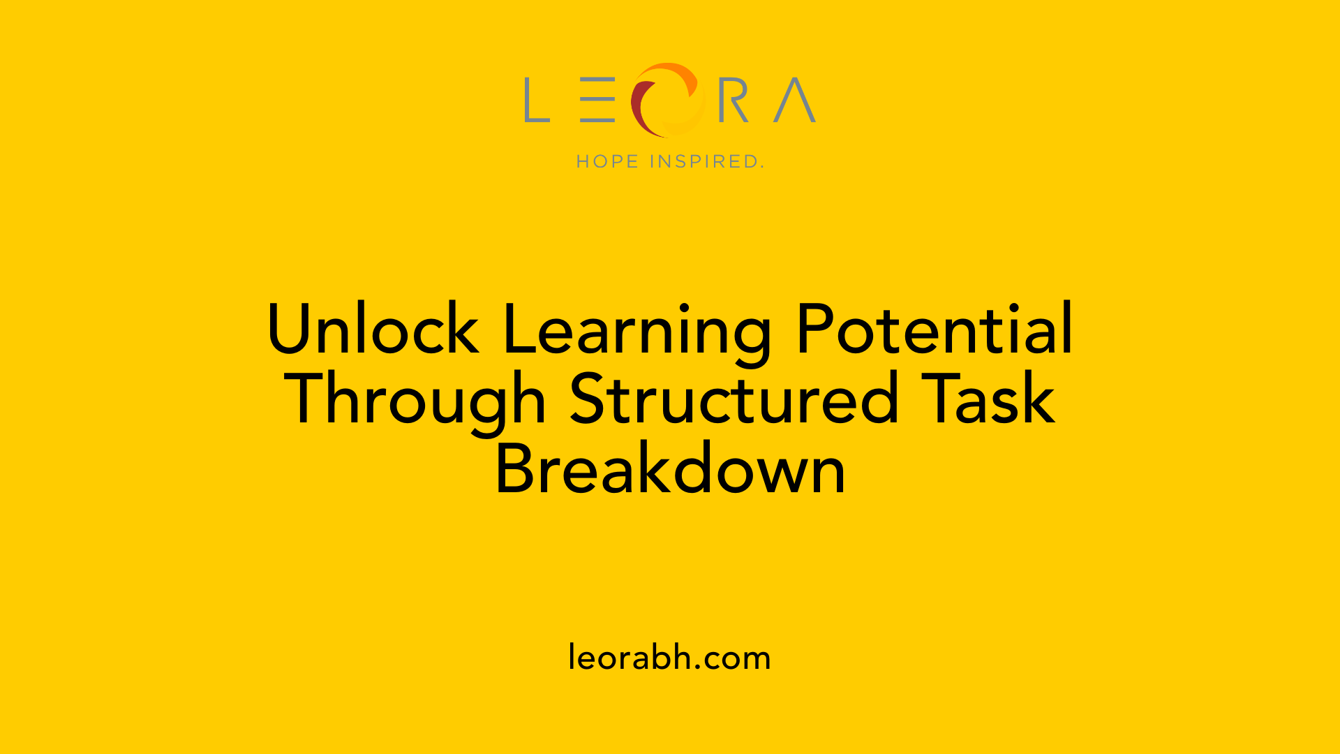 Unlock Learning Potential Through Structured Task Breakdown