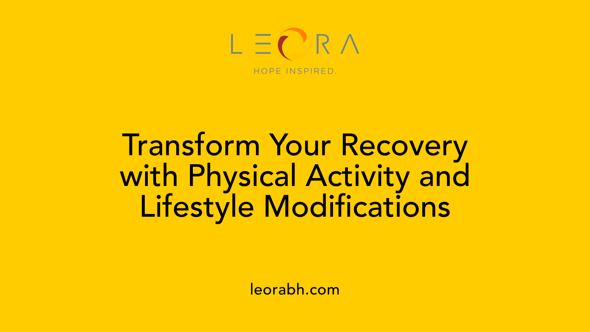 Transform Your Recovery with Physical Activity and Lifestyle Modifications