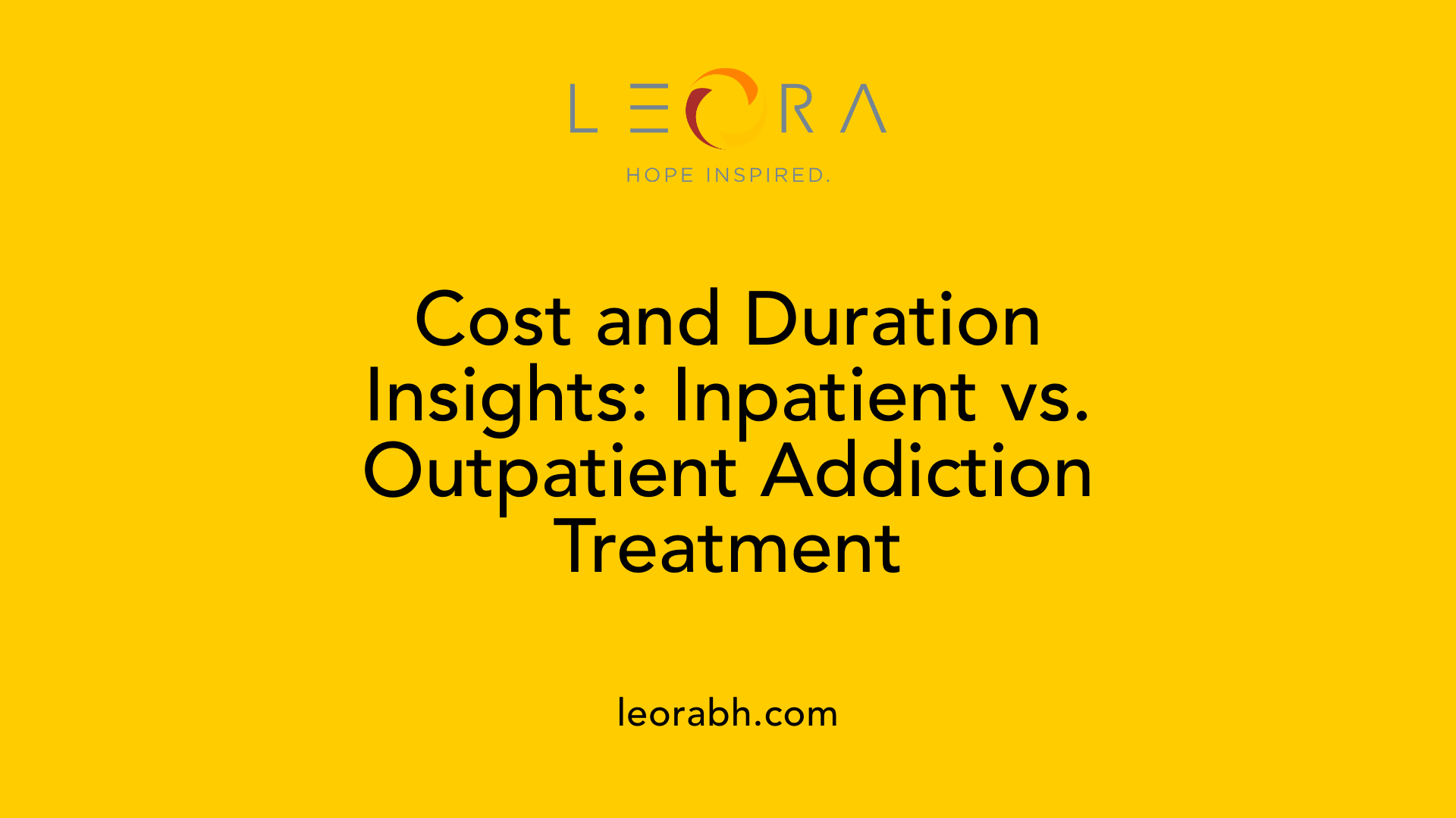 Cost and Duration Insights: Inpatient vs. Outpatient Addiction Treatment