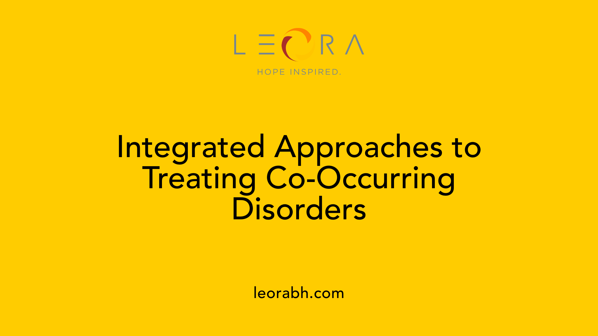 Integrated Approaches to Treating Co-Occurring Disorders