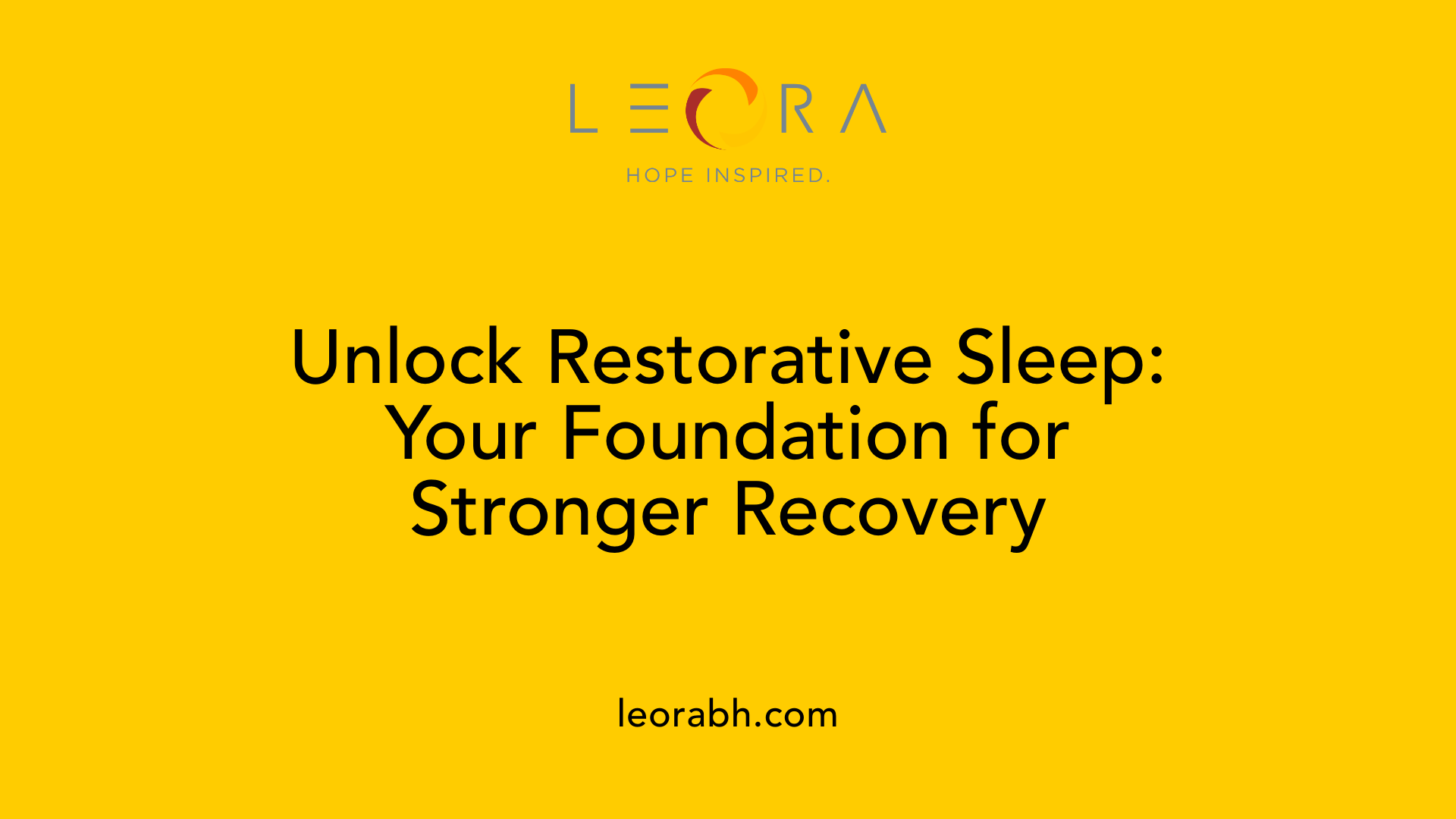 Unlock Restorative Sleep: Your Foundation for Stronger Recovery