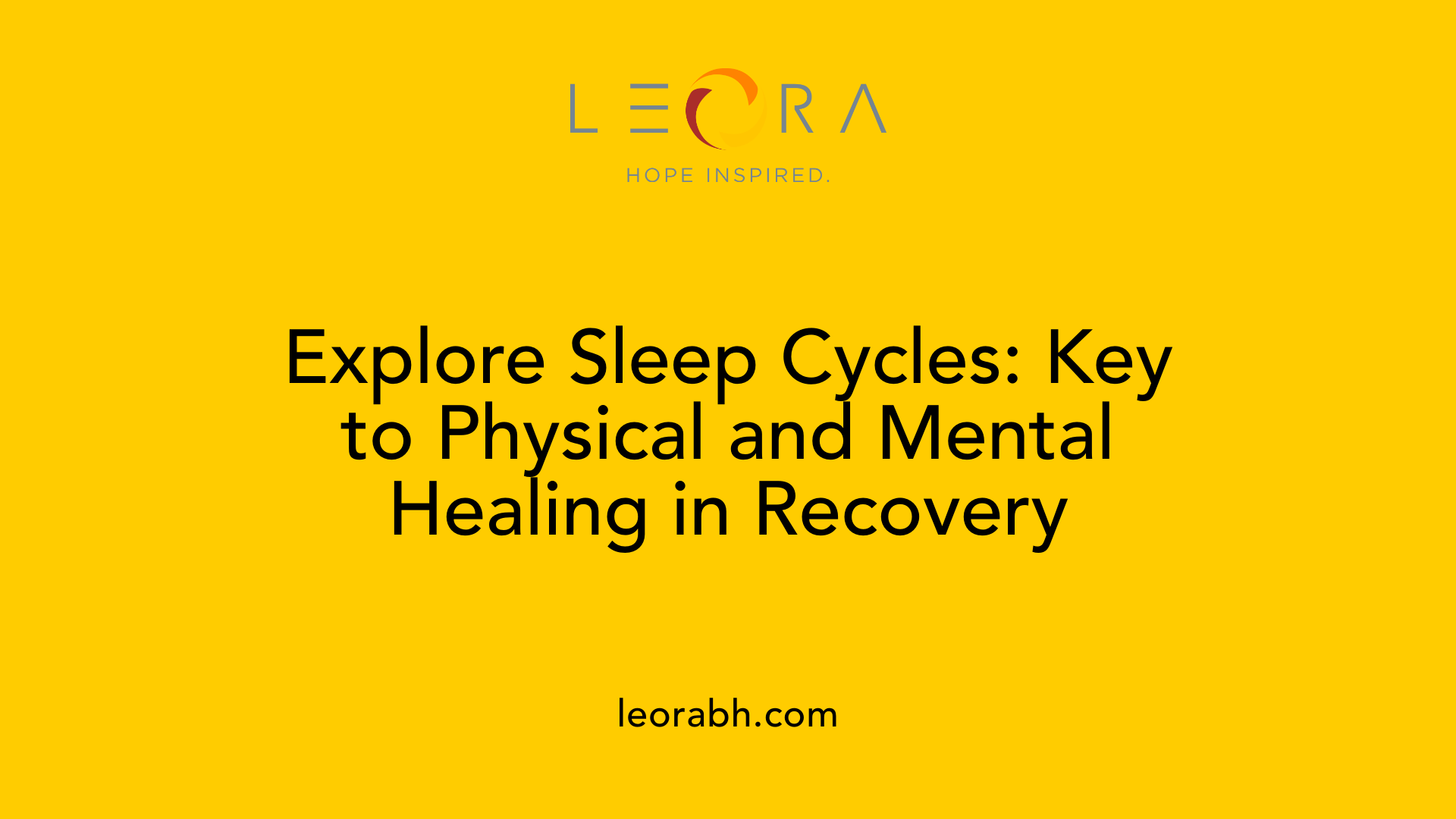 Explore Sleep Cycles: Key to Physical and Mental Healing in Recovery