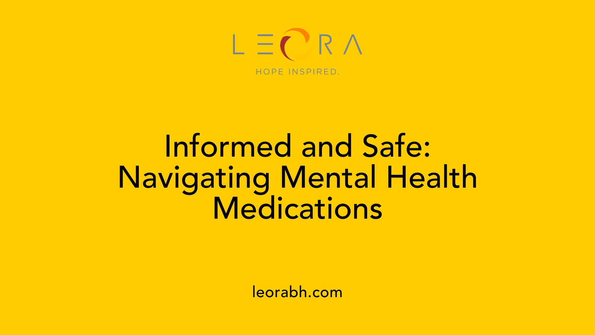 Informed and Safe: Navigating Mental Health Medications