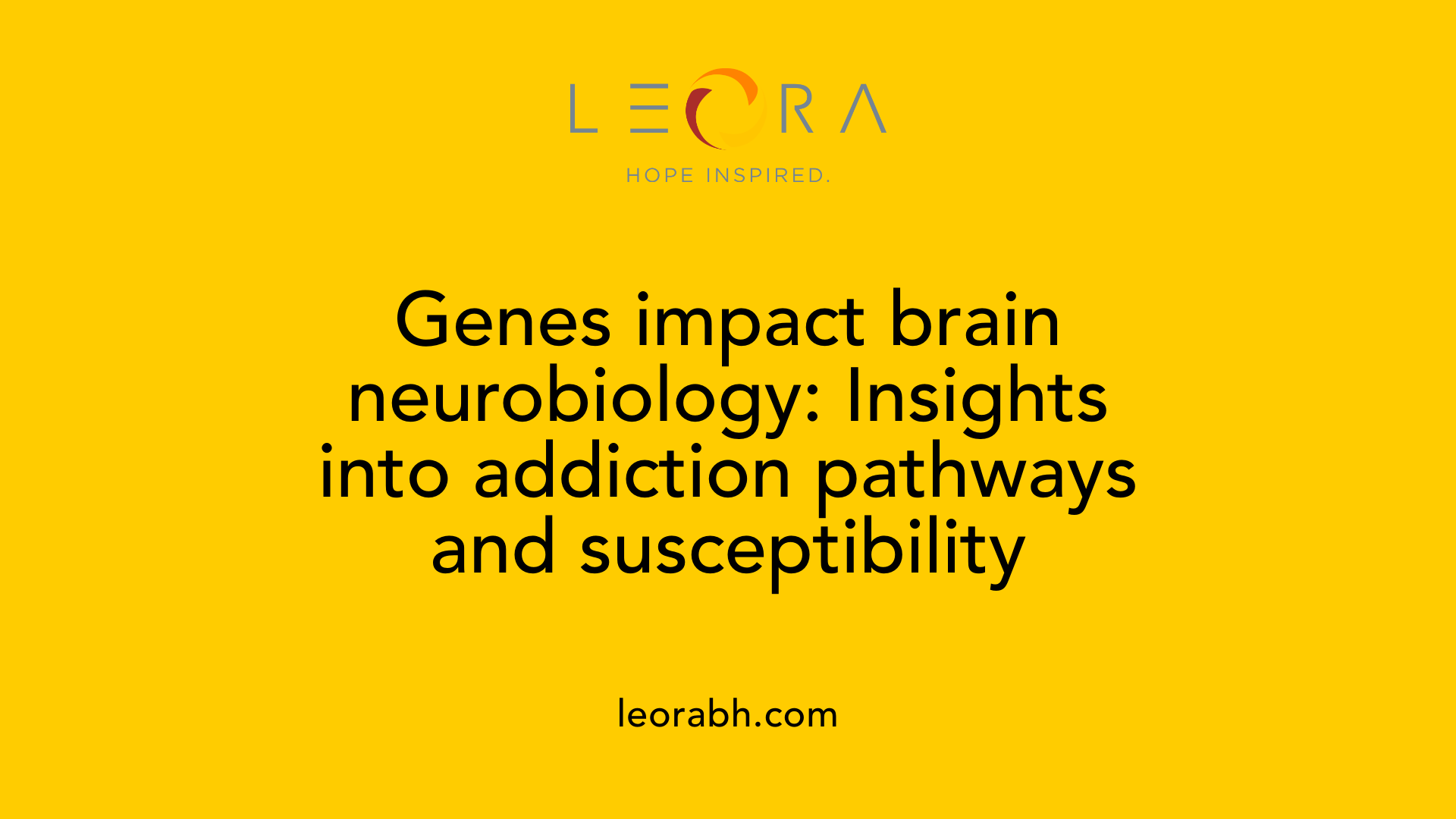 Genes impact brain neurobiology: Insights into addiction pathways and susceptibility